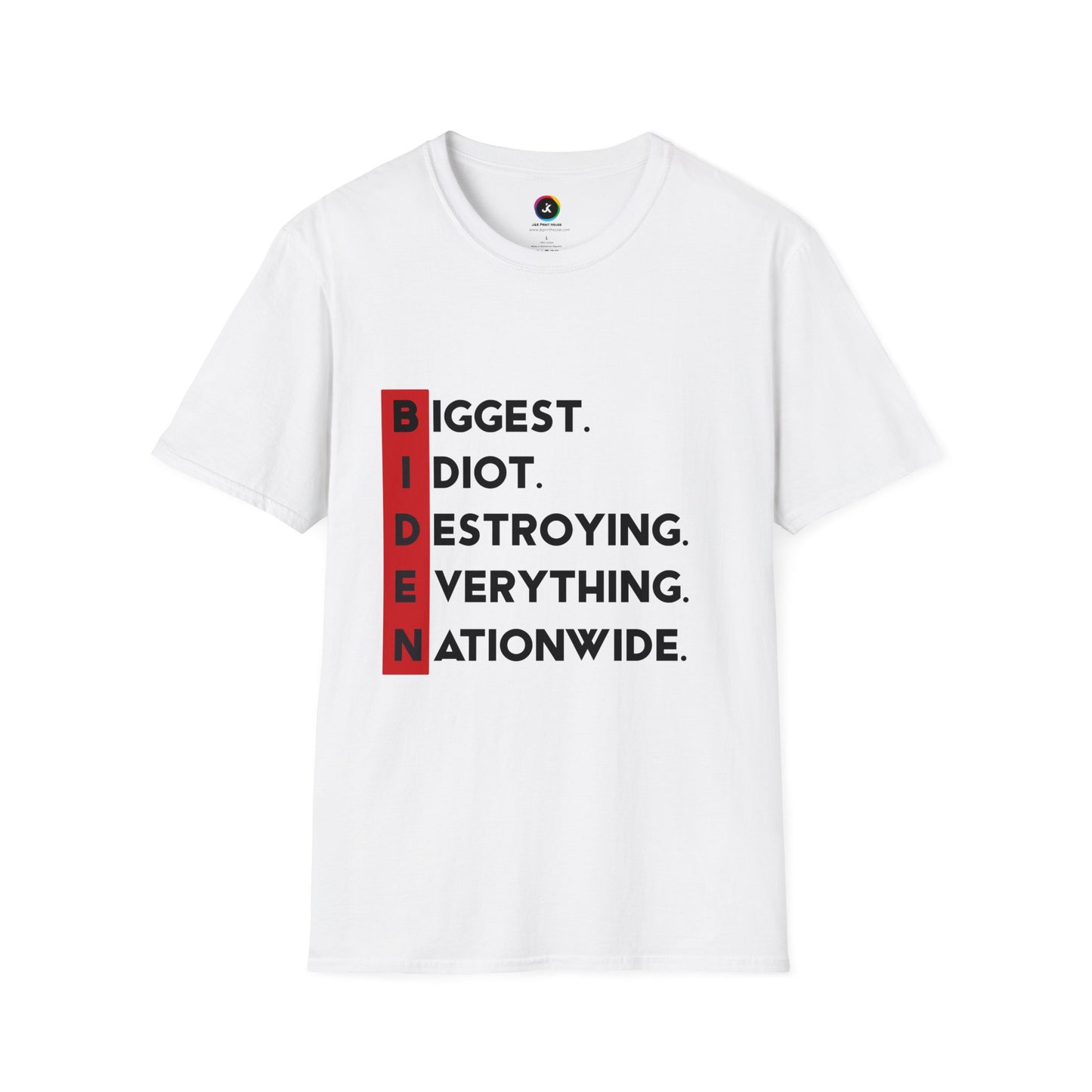 Biden Acronym Politically Incorrect - Premium Soft-Style T-Shirt