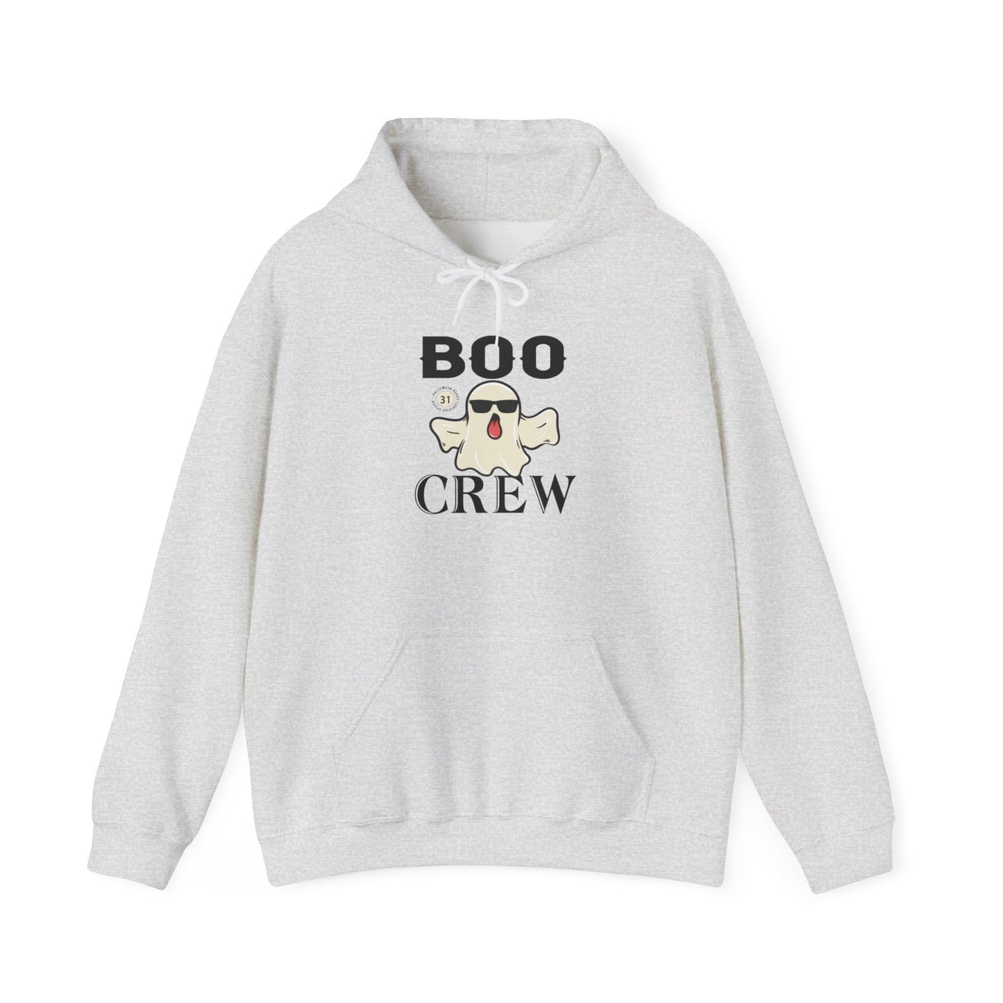 Boo Crew Halloween Hoodie | Spooky Season Ghost Sweatshirt