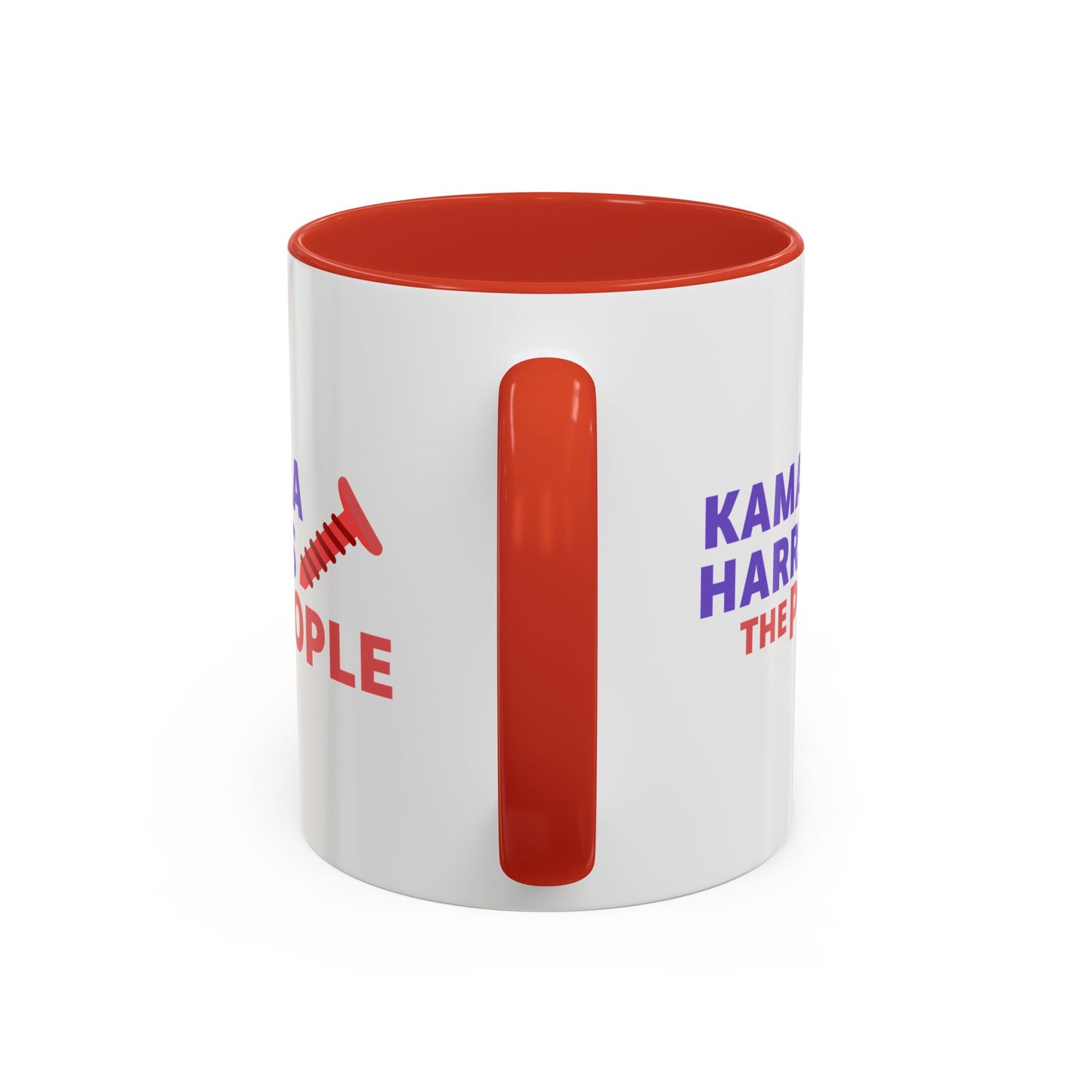 Kamala Harris "Screwing the People" Accent Coffee Mug – 11oz & 15oz