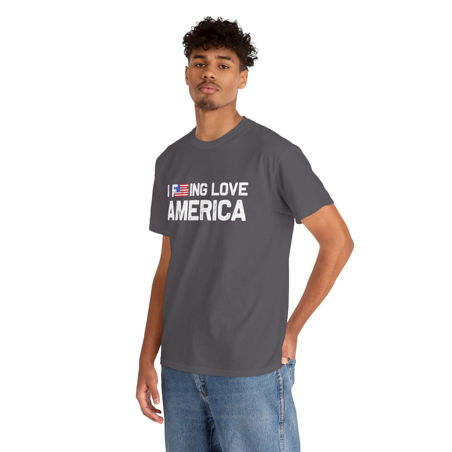 F***ing Love America - Premium Standard Dark T-Shirt