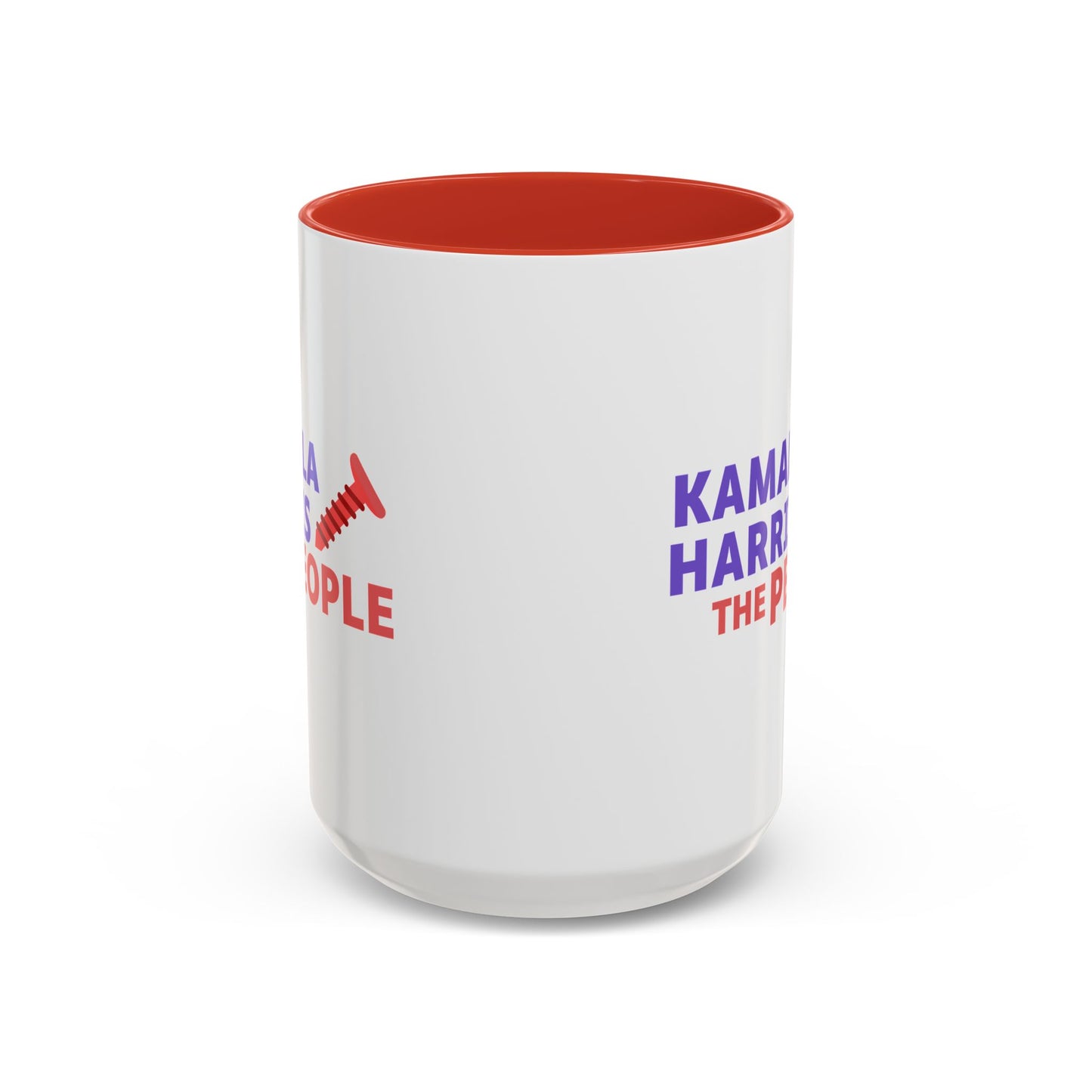 Kamala Harris "Screwing the People" Accent Coffee Mug – 11oz & 15oz