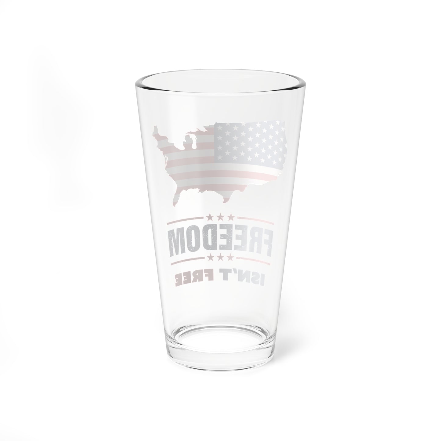 Freedom Isn't Free 16oz Mixing Glass