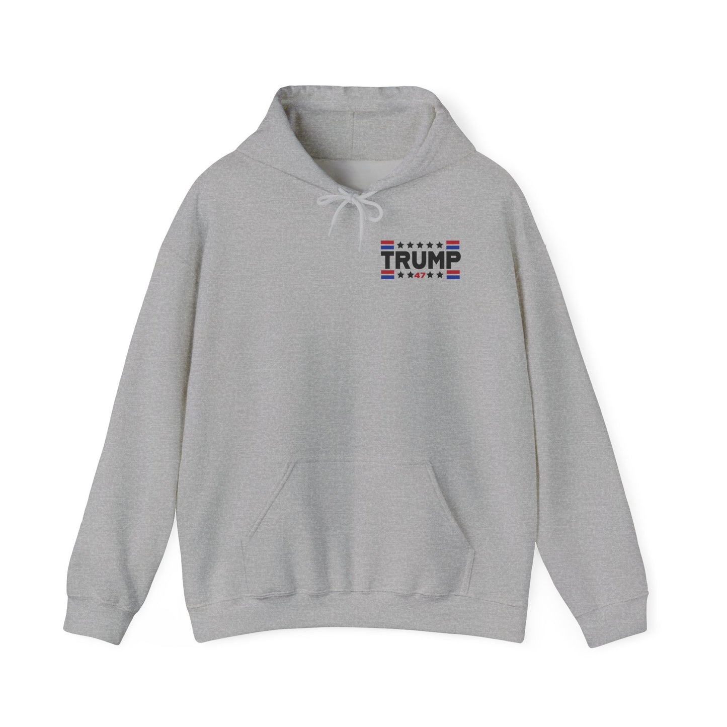 Trump 47 "You Missed B*tches" Double-Sided Gildan Hoodie