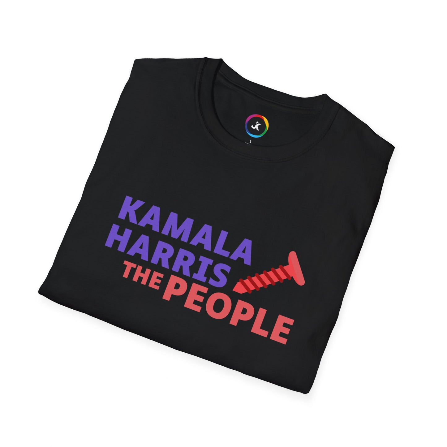 Kamala Harris 2024 “Screwing the People” Gildan Softstyle T-Shirt