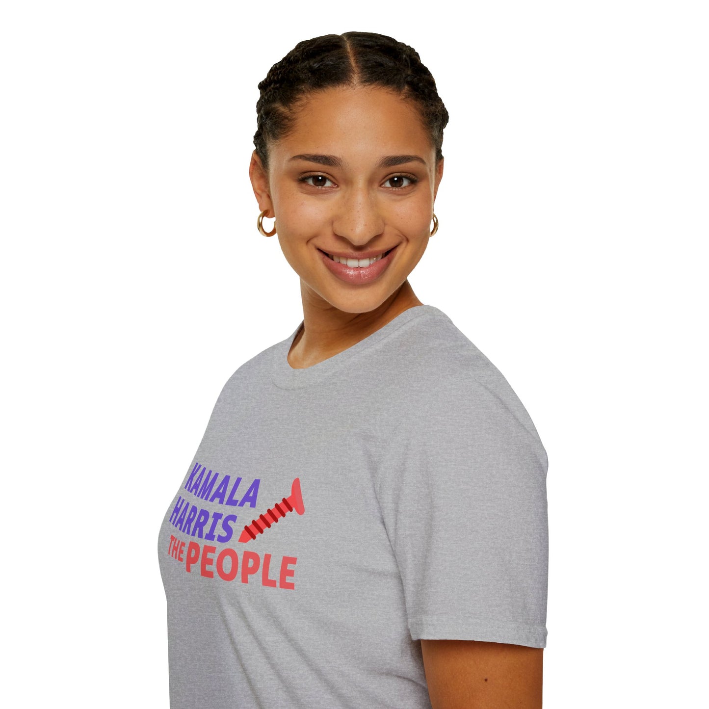 Kamala Harris 2024 “Screwing the People” Gildan Softstyle T-Shirt