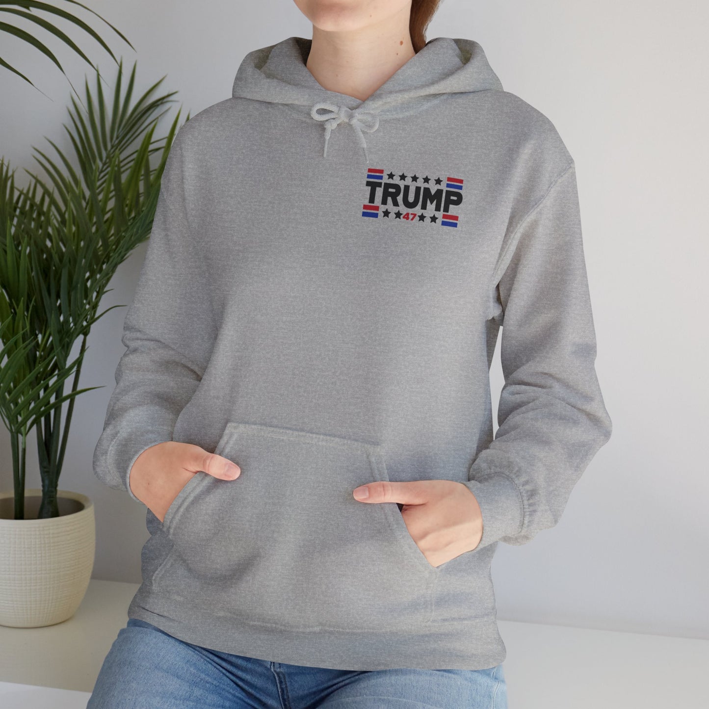 Trump 47 "You Missed B*tches" Double-Sided Gildan Hoodie