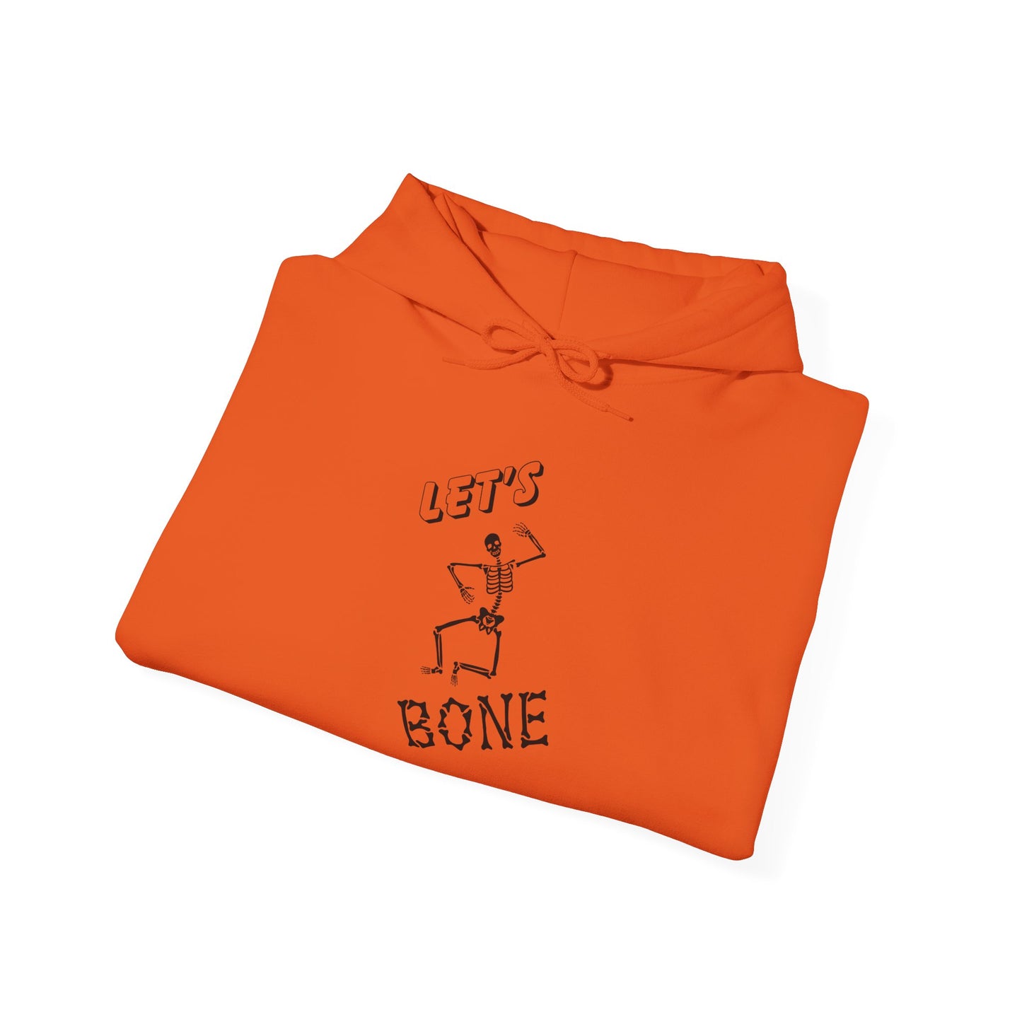 Let's Bone Skeleton Halloween Gildan Hoodie