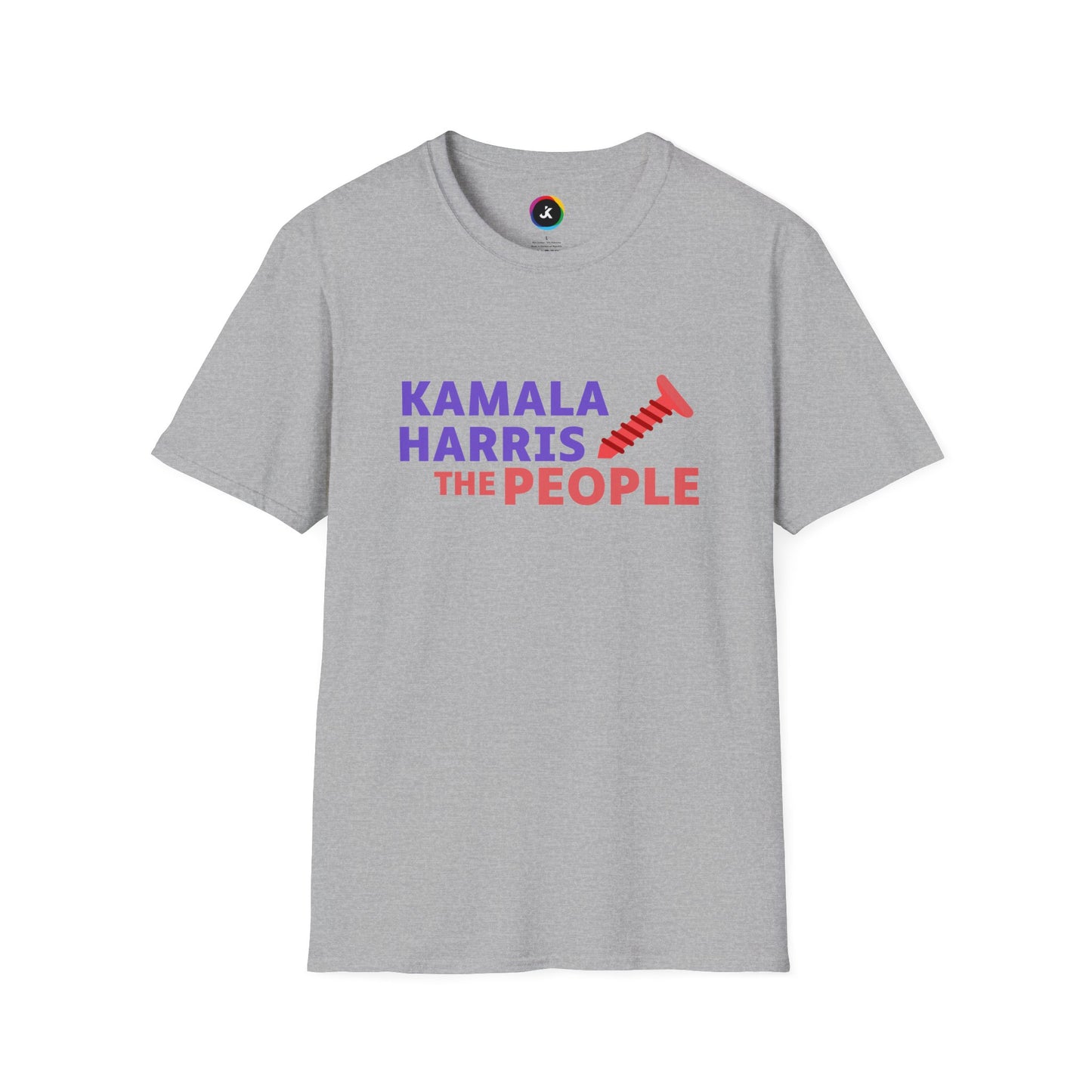Kamala Harris 2024 “Screwing the People” Gildan Softstyle T-Shirt
