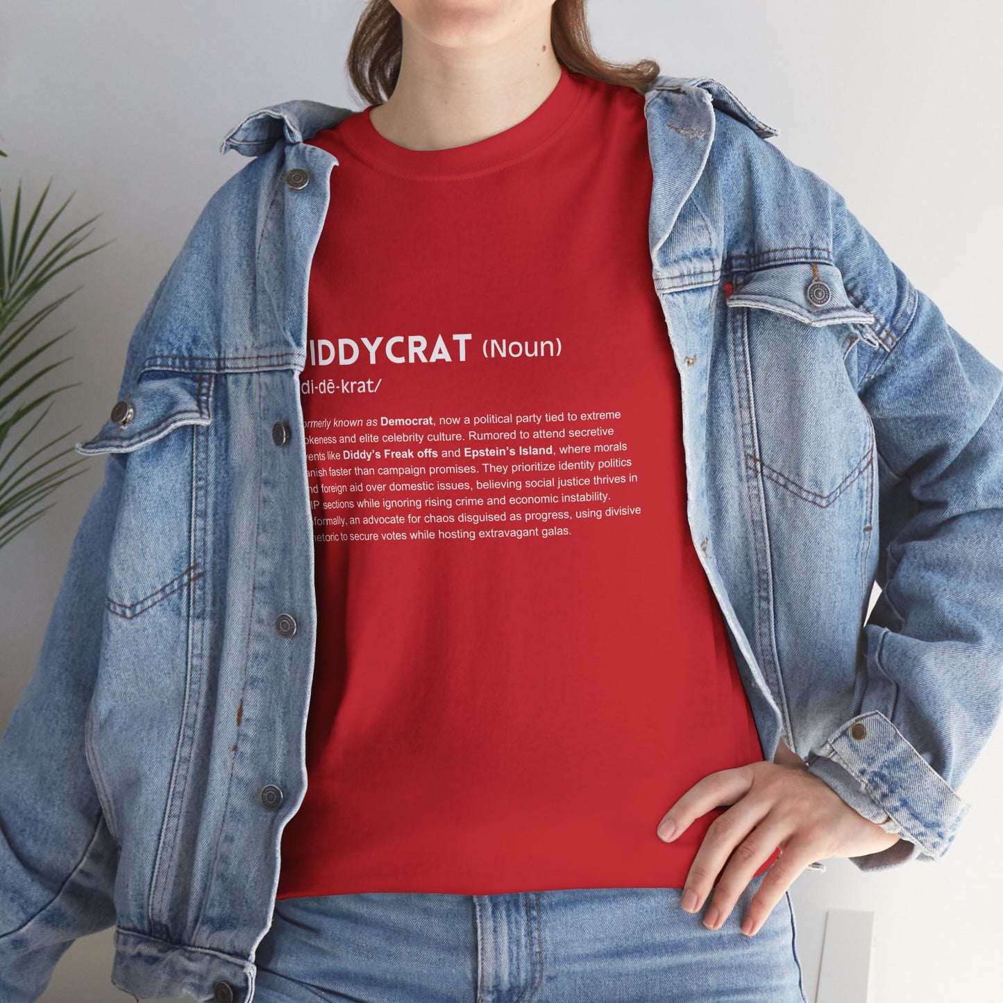 Diddycrat Definition T-Shirt – Condensed Version Politically Incorrect Election Tee