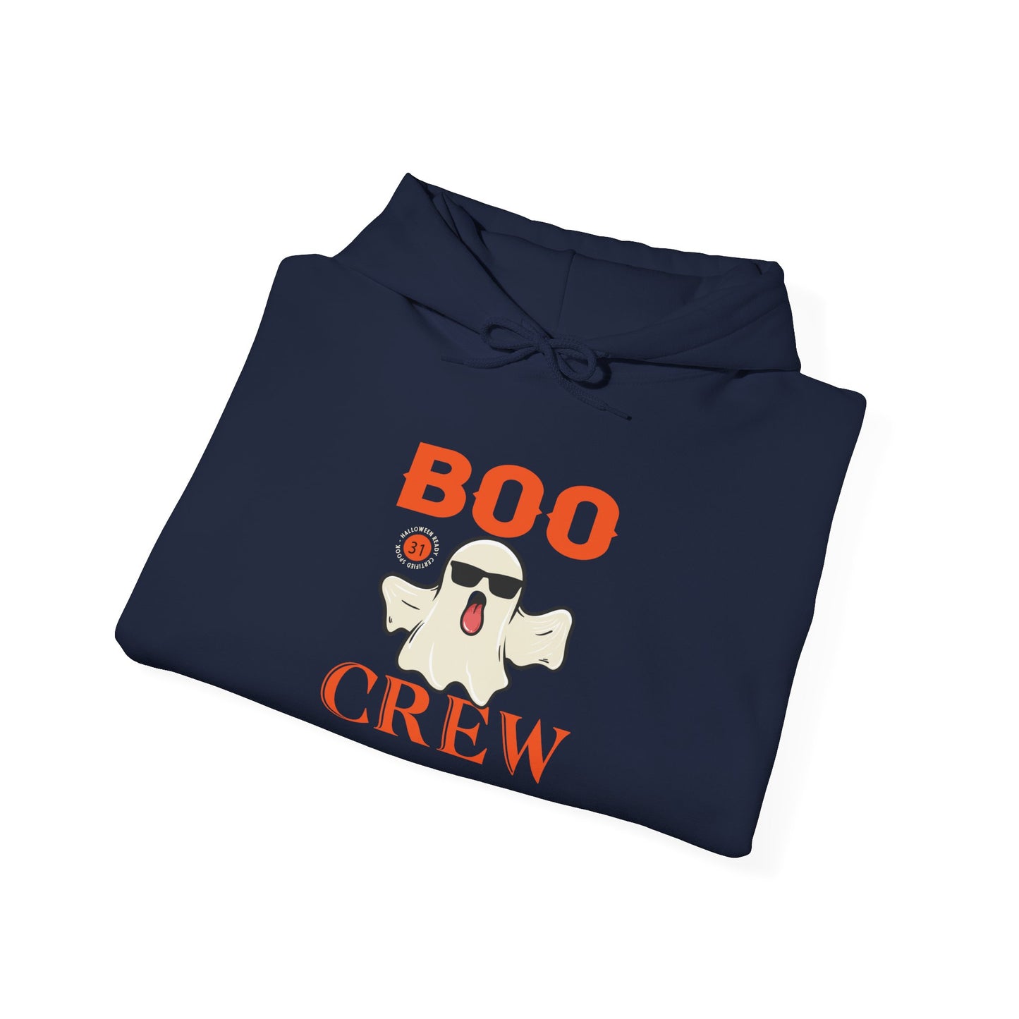 Boo Crew Halloween Hoodie | Spooky Season Ghost Sweatshirt