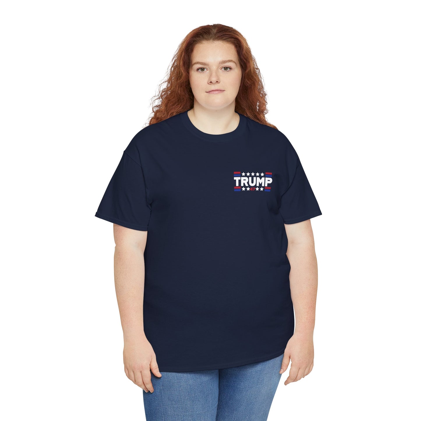 Trump 47 "You Missed B*tches" Doubles Sided Dark Gildan Shirt