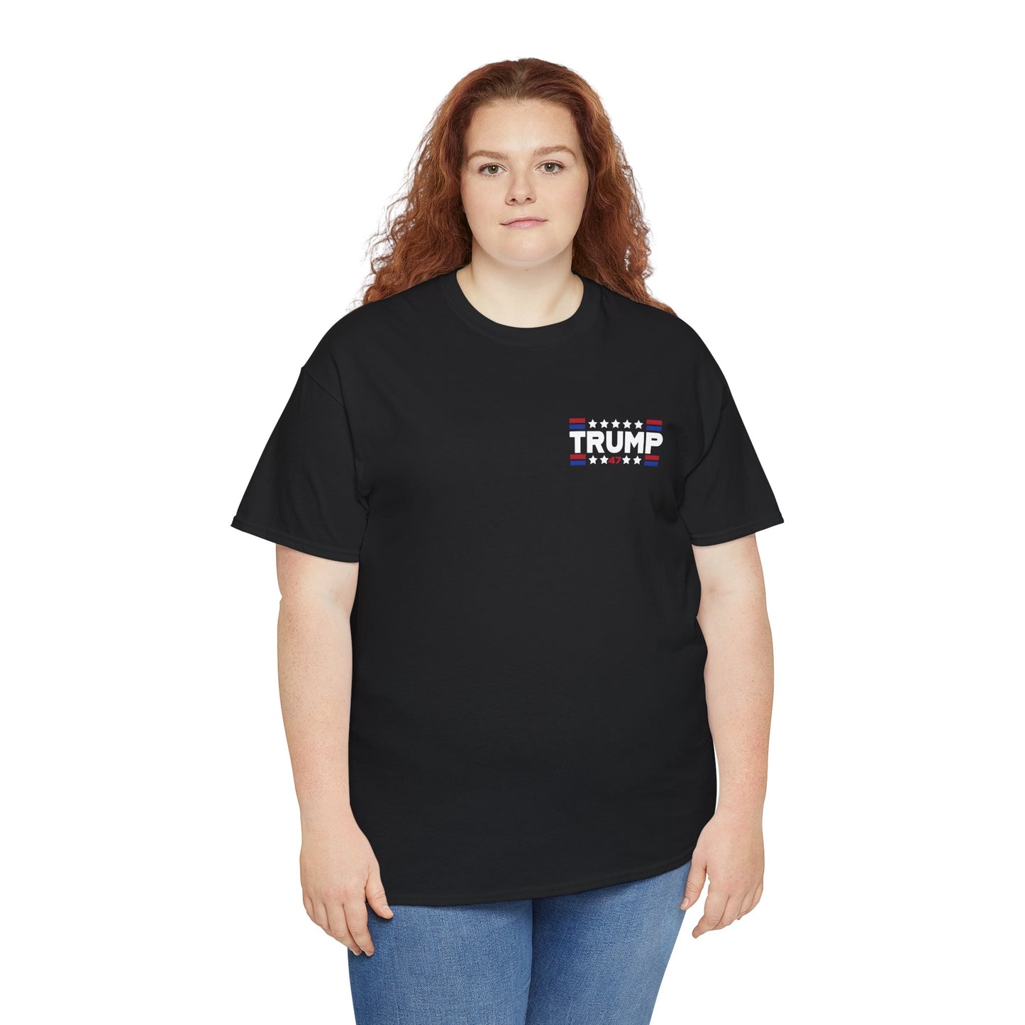 Trump 47 "You Missed B*tches" Doubles Sided Dark Gildan Shirt