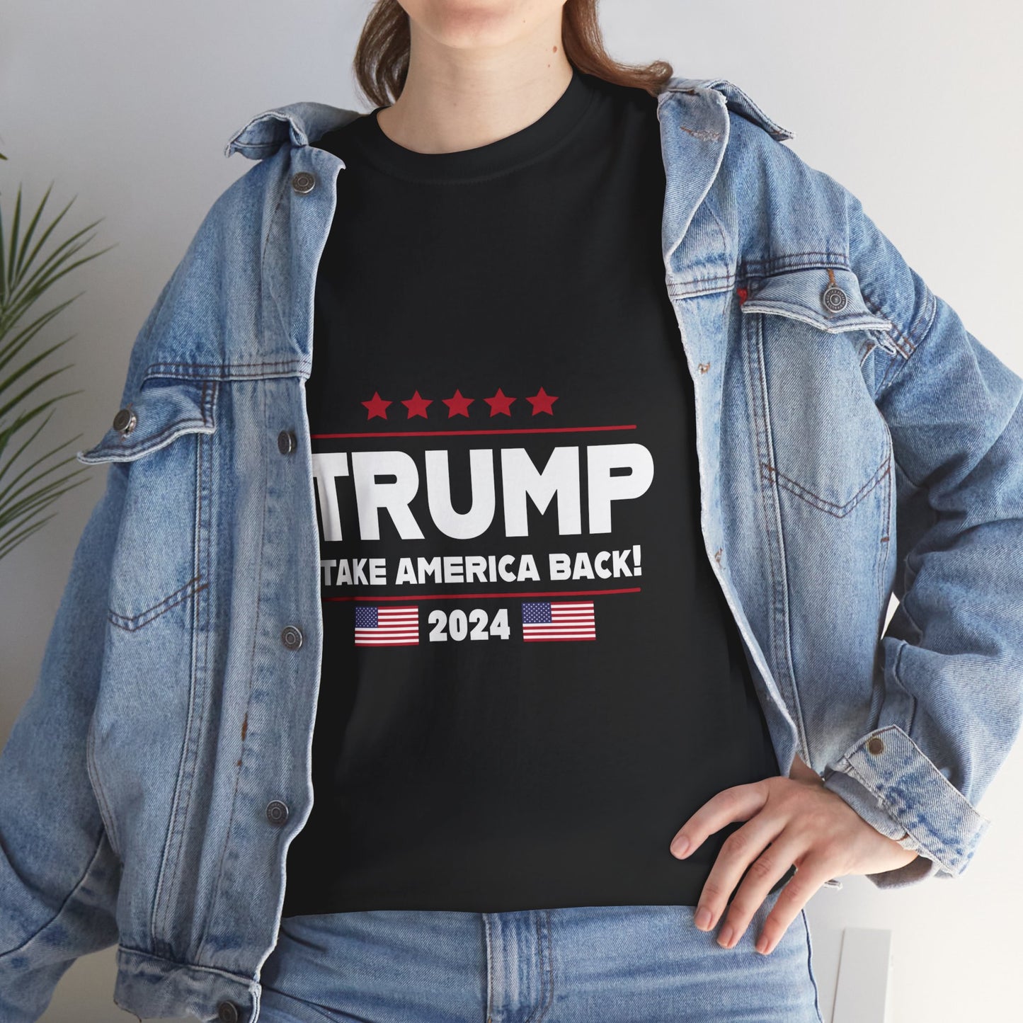 Trump Take America Back - Premium Black T-Shirt