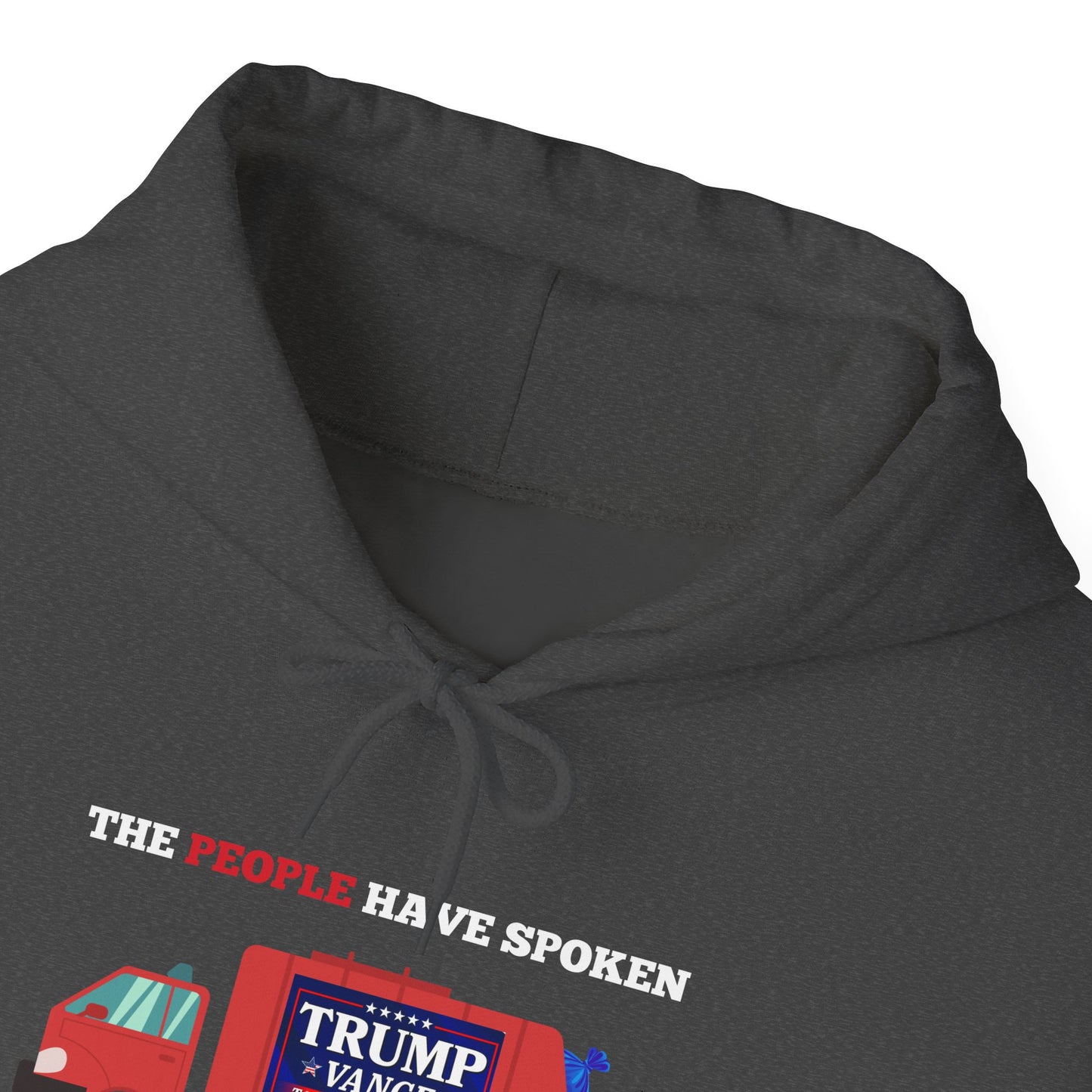 Trump 2024 Victory – The People Have Spoken Garbage Truck Design Hoodie