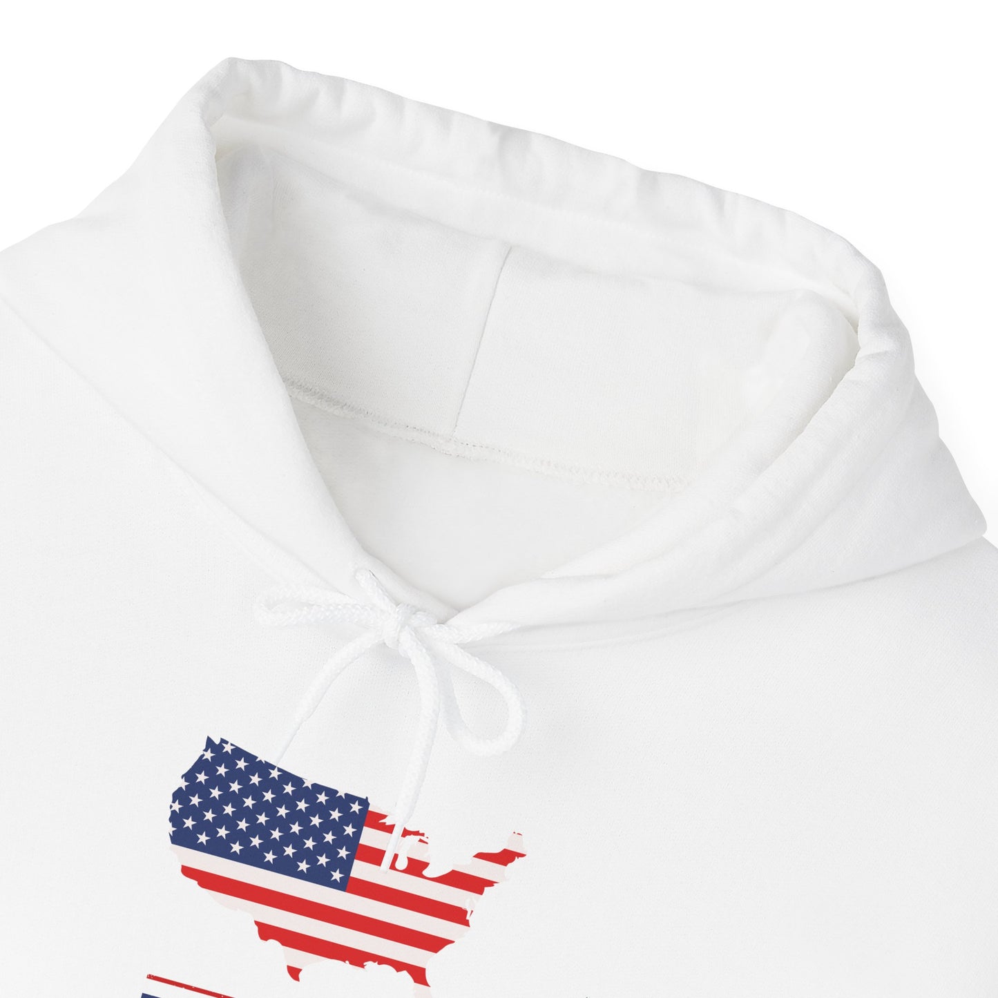 Freedom Isn't Free" White Hooded Sweatshirt