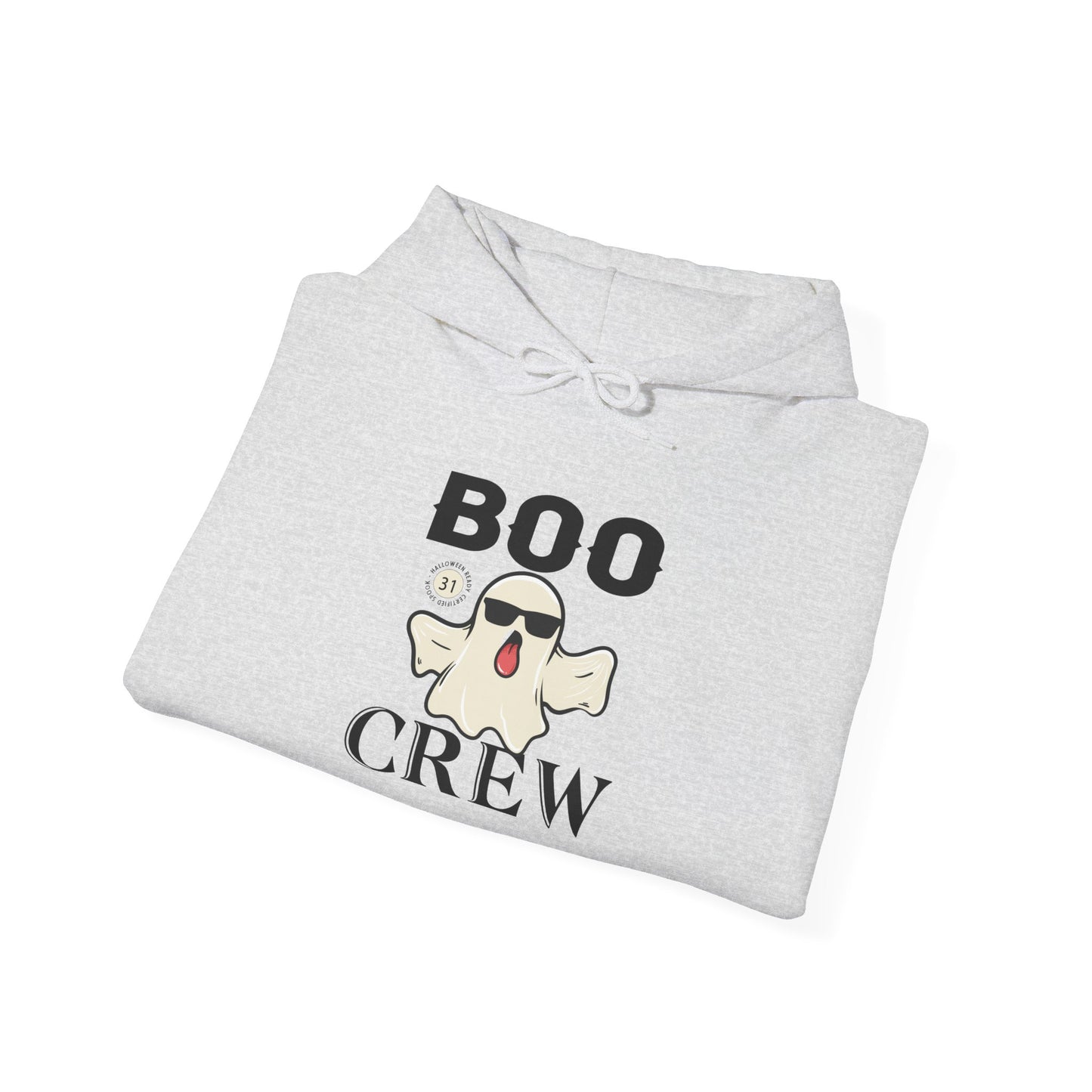 Boo Crew Halloween Hoodie | Spooky Season Ghost Sweatshirt