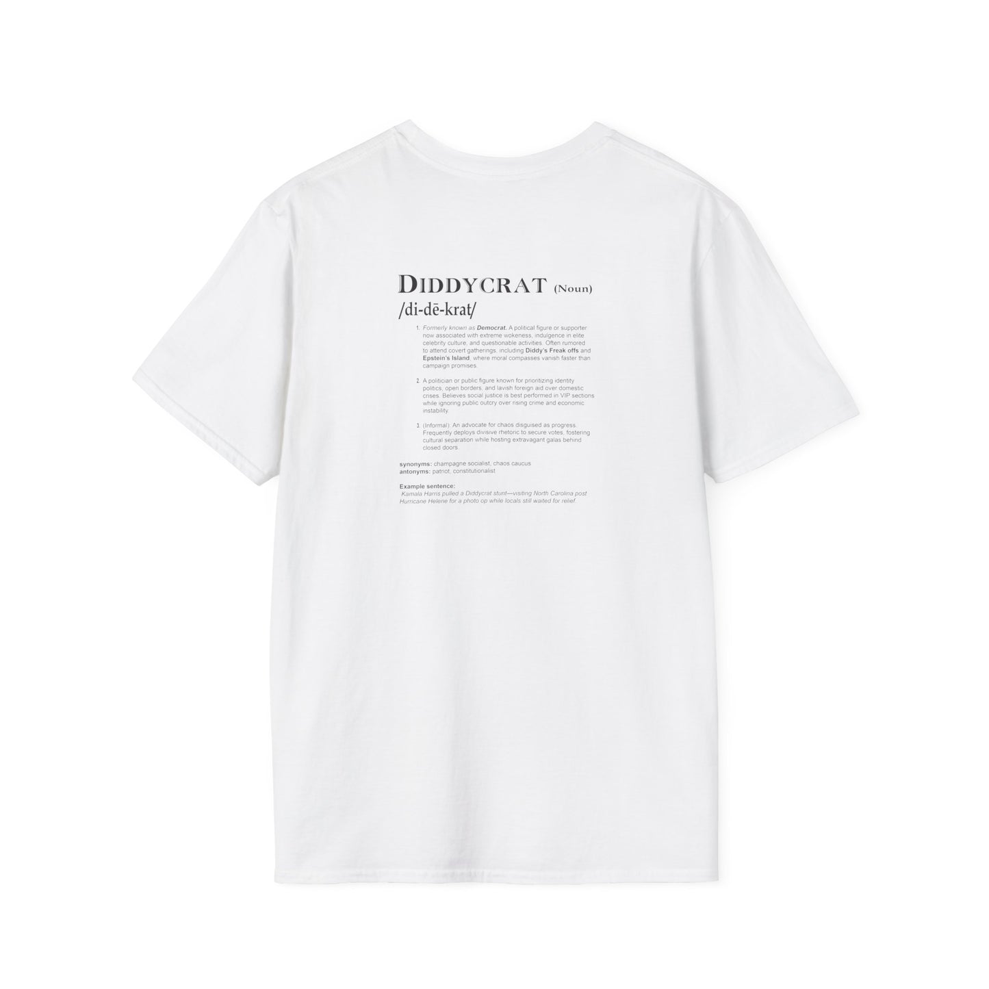 Double-Sided Diddycrat Full Definition Softstyle T-Shirt