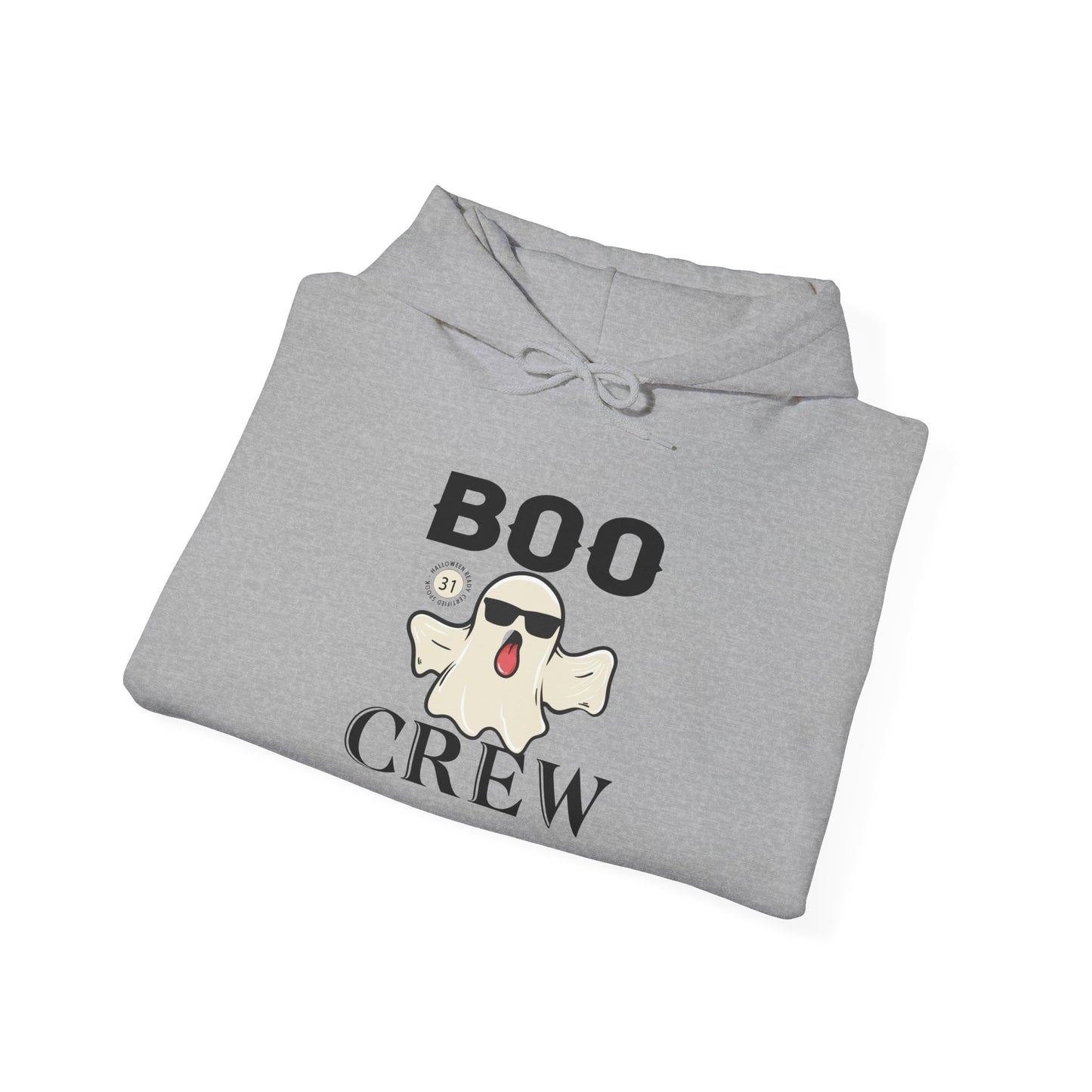 Boo Crew Halloween Hoodie | Spooky Season Ghost Sweatshirt