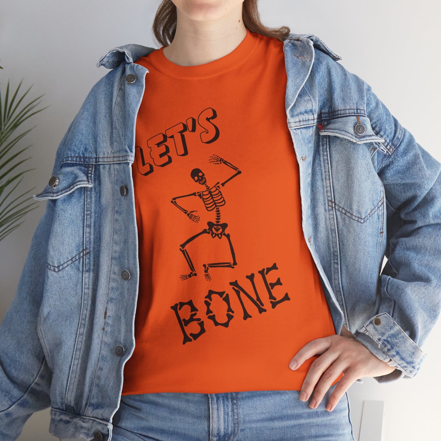 Let’s Bone Halloween Skeleton Gildan T-Shirt