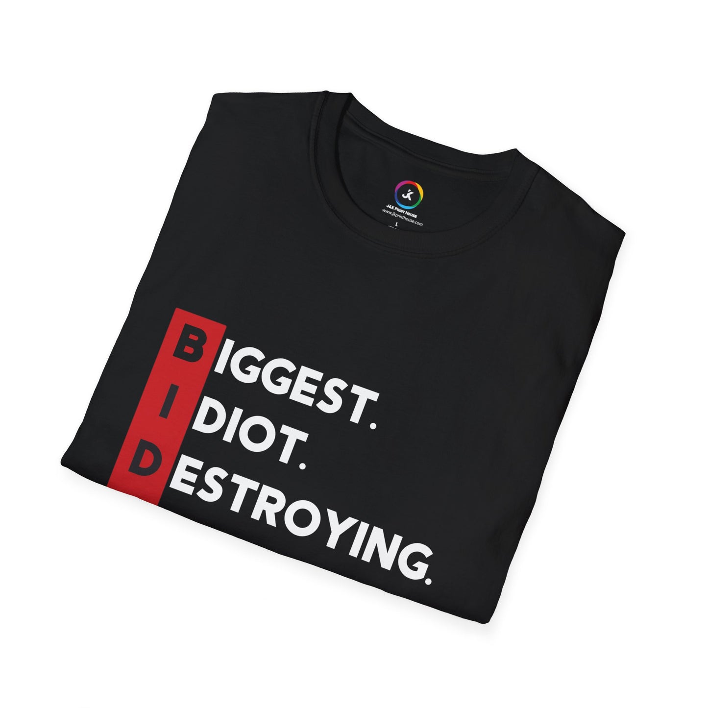 Biden Acronym Politically Incorrect - Premium Dark Soft-Style T-Shirt