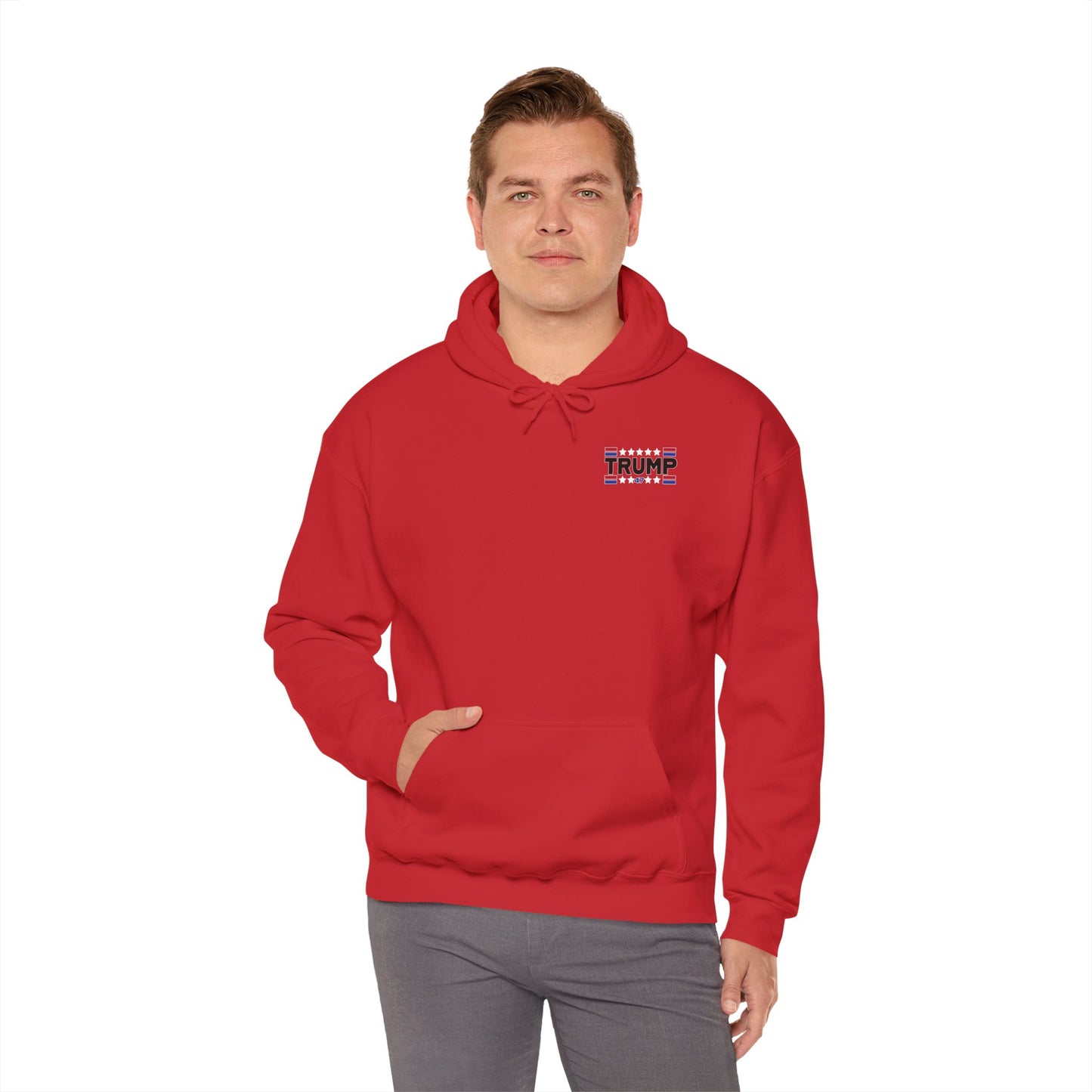 Trump 47 "You Missed B*tches" Double-Sided Gildan Hoodie
