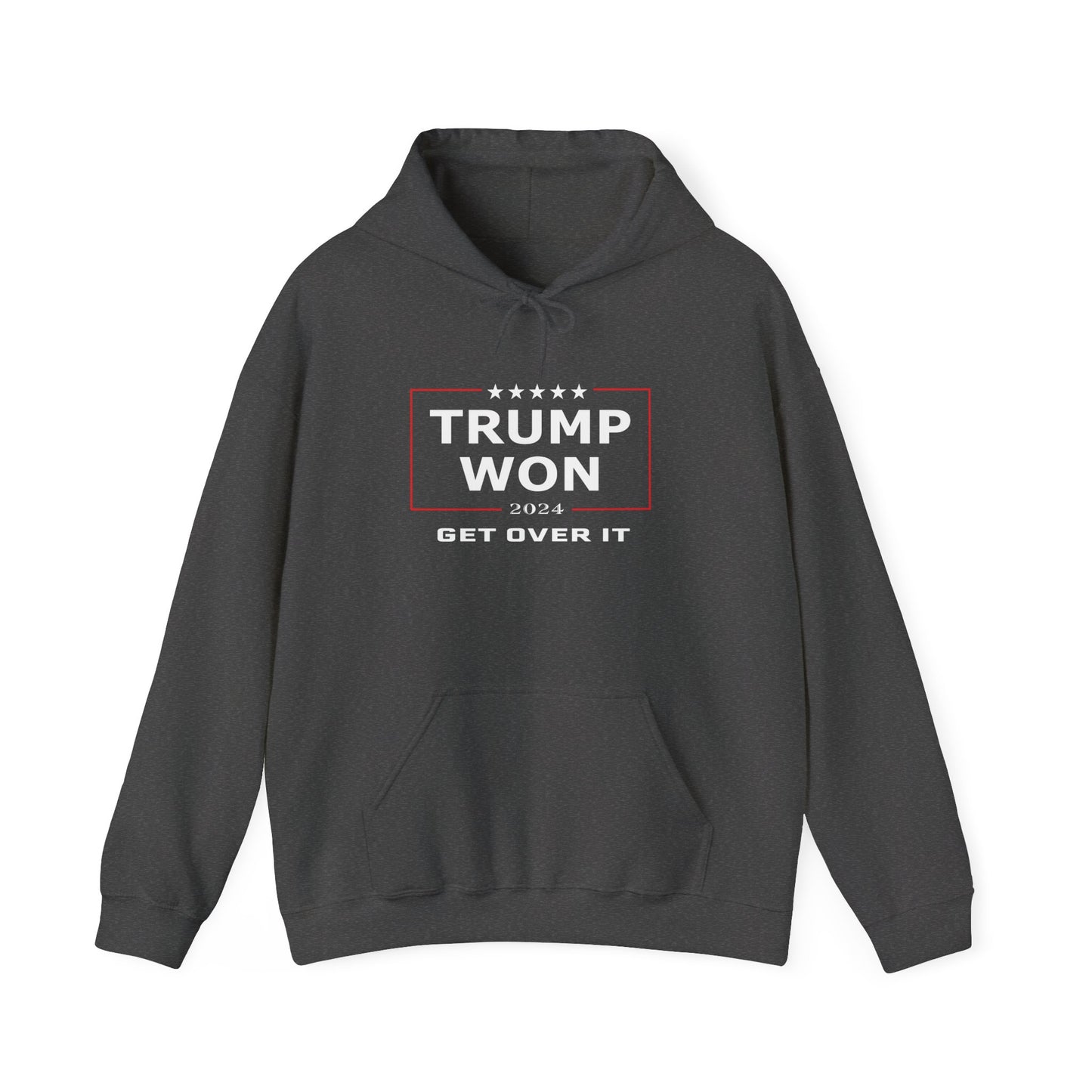 Trump Won 2024 – Get Over It Election Design Hoodie