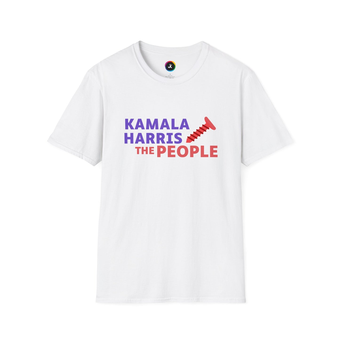 Kamala Harris 2024 “Screwing the People” Gildan Softstyle T-Shirt