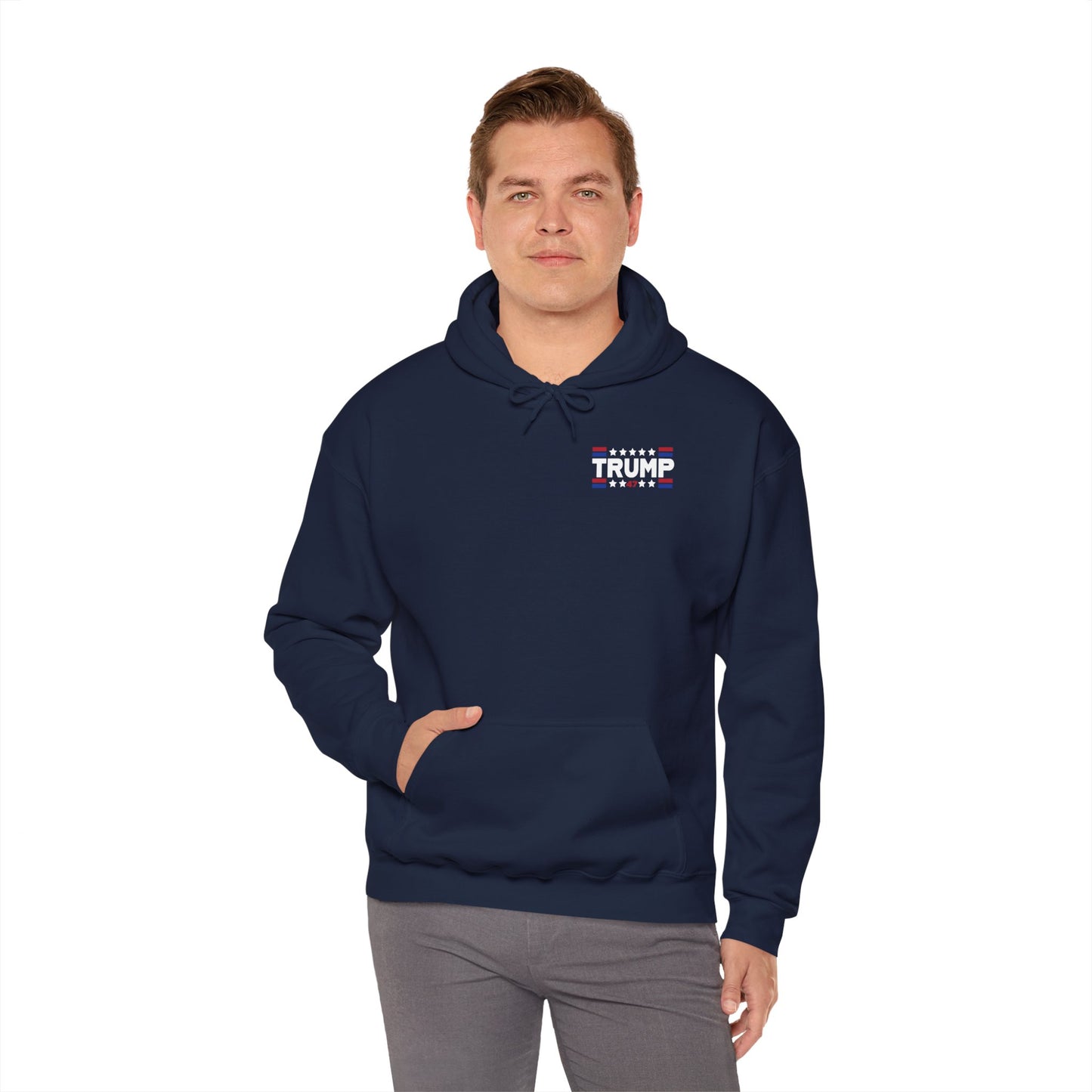 Trump 47 "You Missed B*tches" Double-Sided Gildan Hoodie