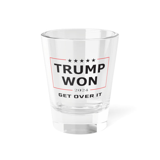 Limited Edition Trump Won 2024 Shot Glass 1.5oz – Celebrate the Victory with This Exclusive Collectible