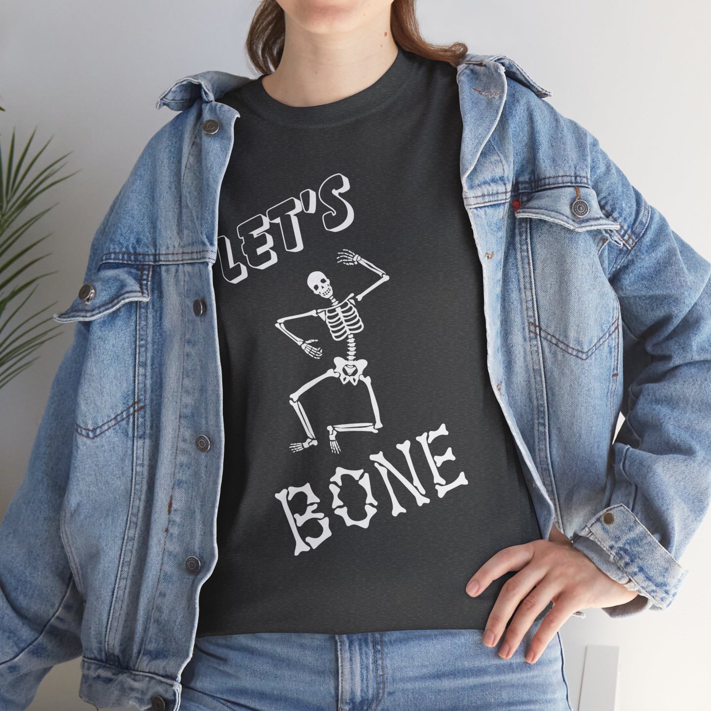 Let’s Bone Halloween Skeleton Gildan T-Shirt