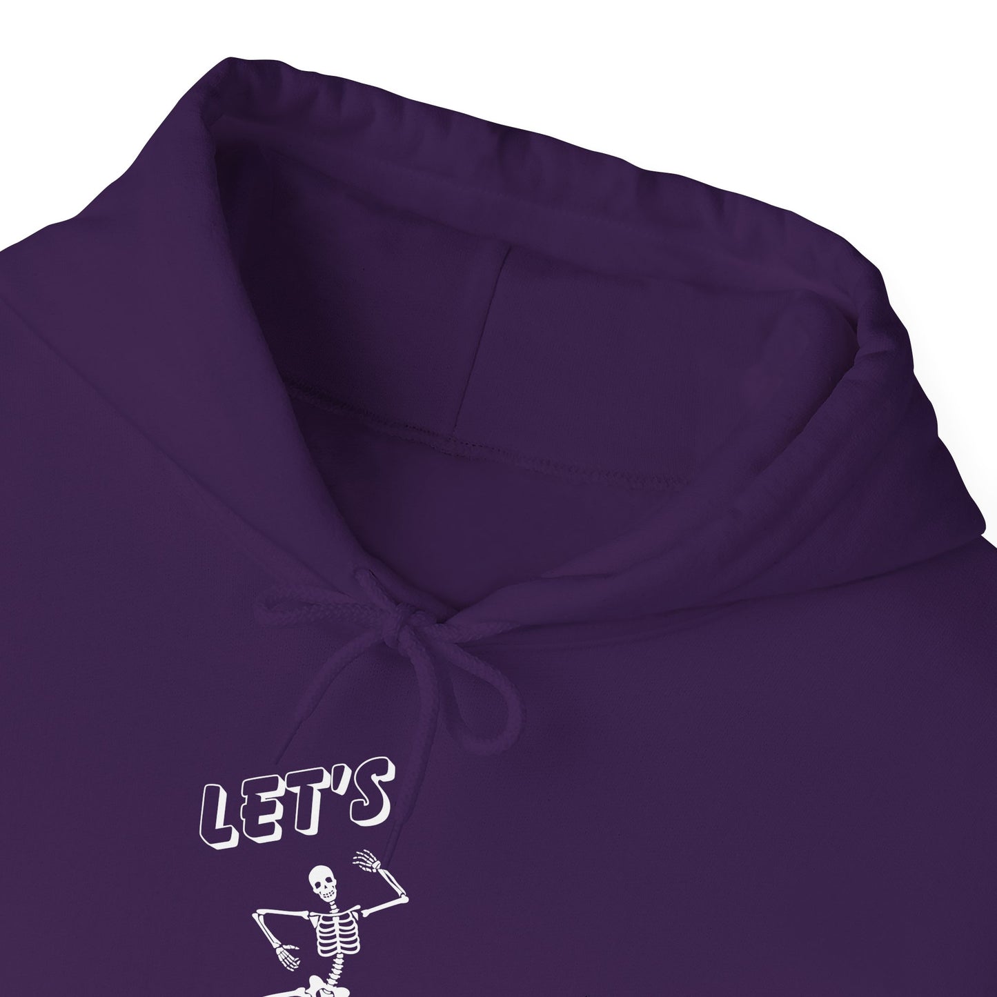 Let's Bone Skeleton Halloween Gildan Hoodie