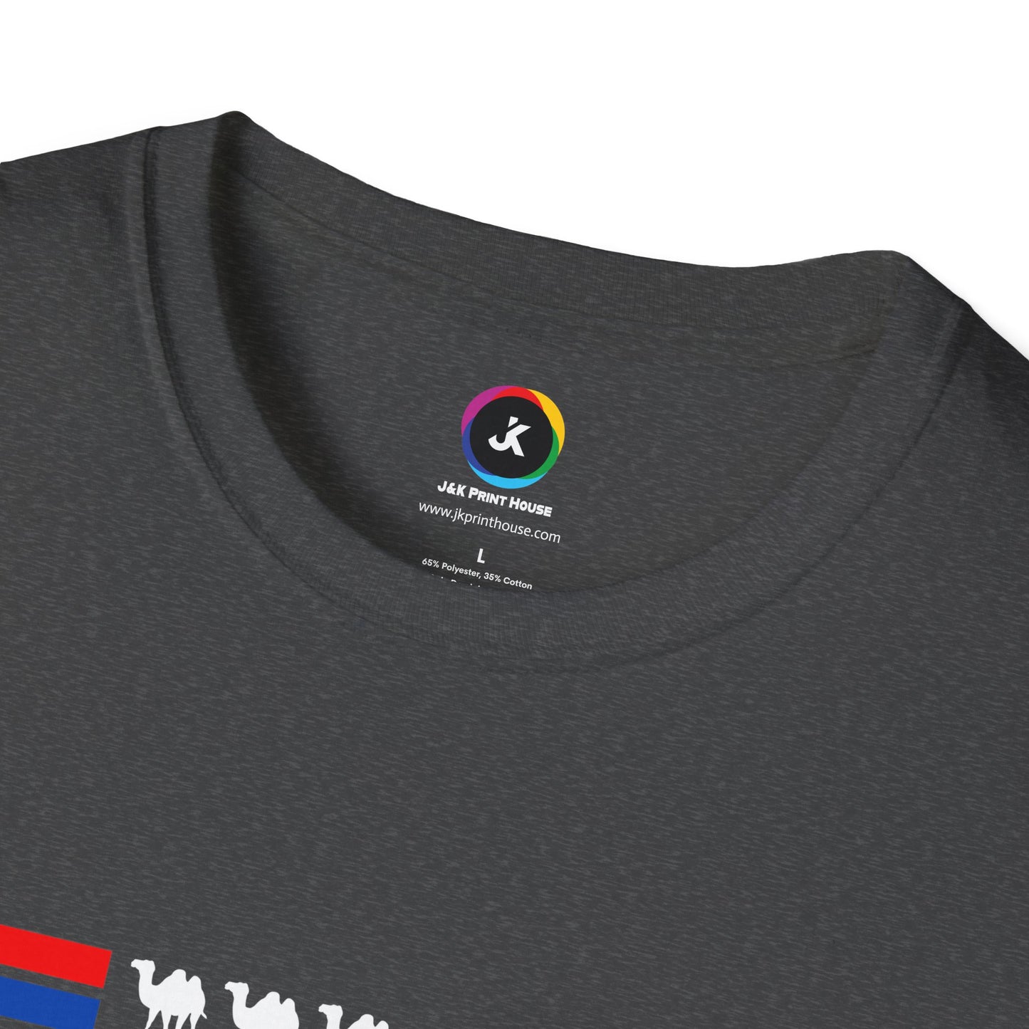 Kameltoe Harris 2024 - Vote Trump Dark Gildan Softstyle T-Shirt
