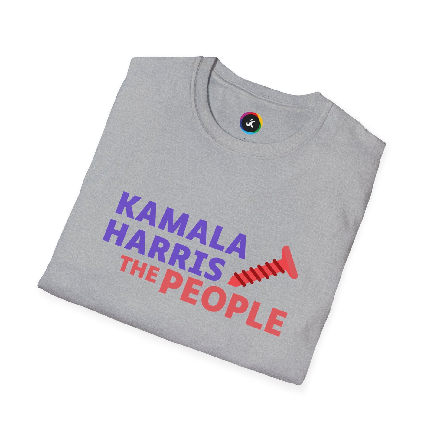 Kamala Harris 2024 “Screwing the People” Gildan Softstyle T-Shirt