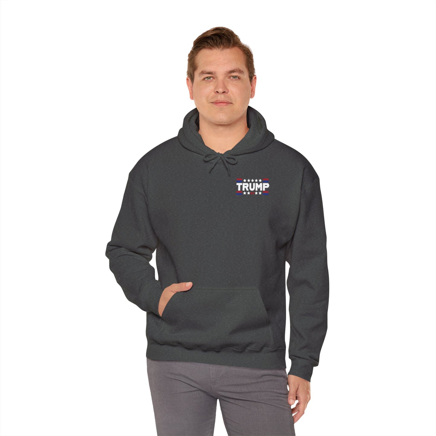 Trump 47 "You Missed B*tches" Double-Sided Gildan Hoodie