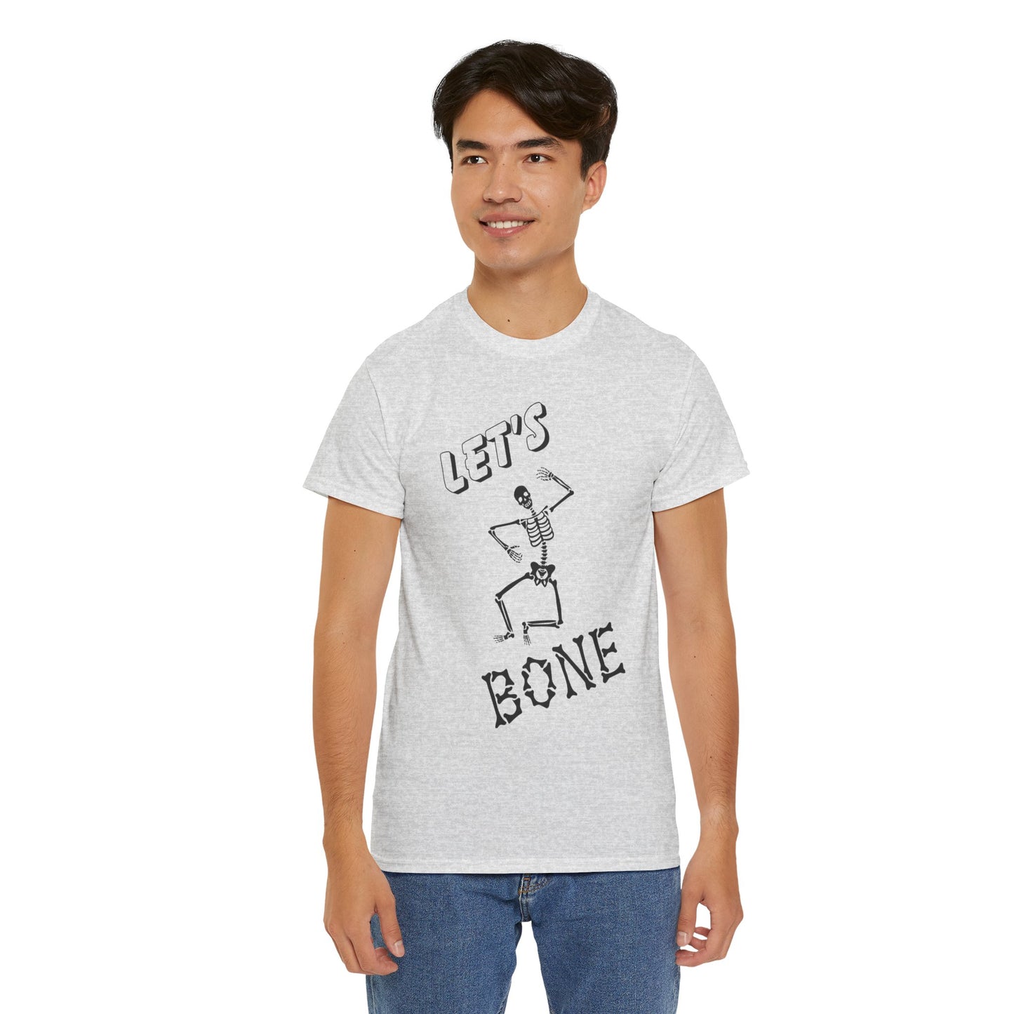 Let’s Bone Halloween Skeleton Gildan T-Shirt