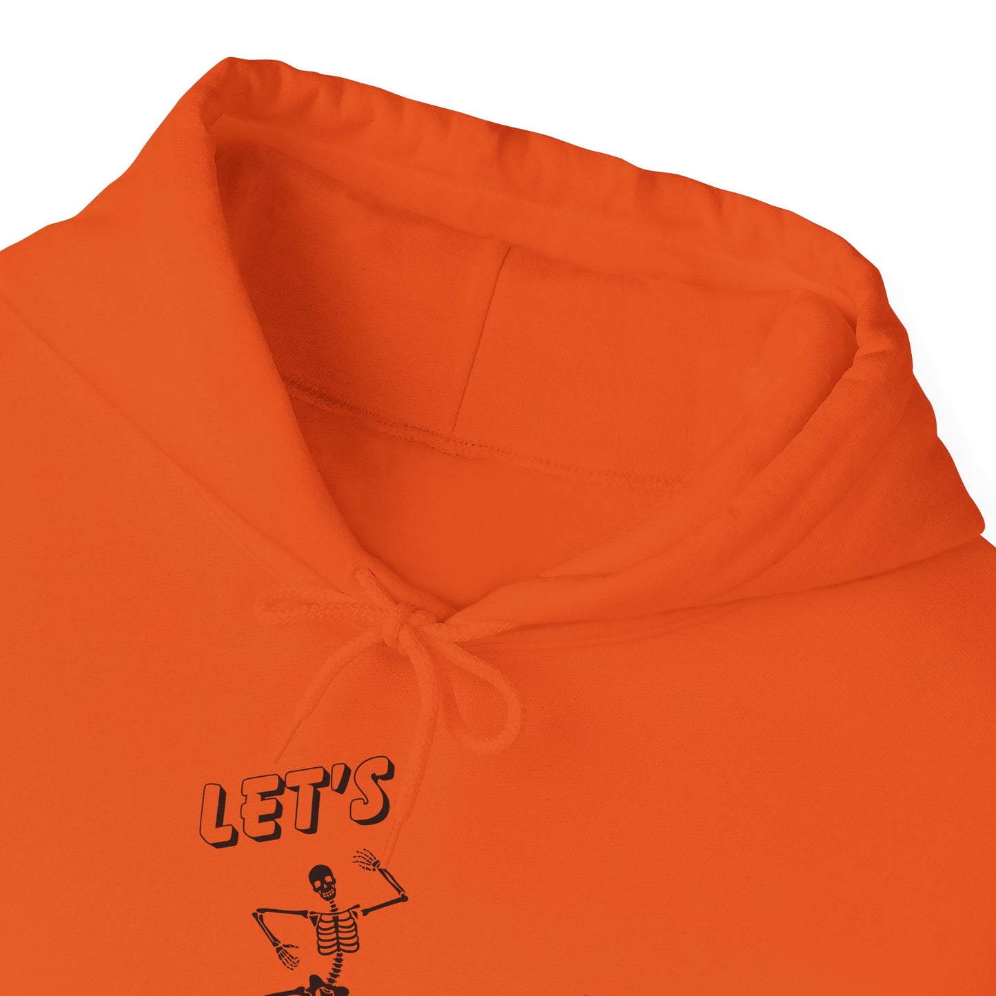 Let's Bone Skeleton Halloween Gildan Hoodie