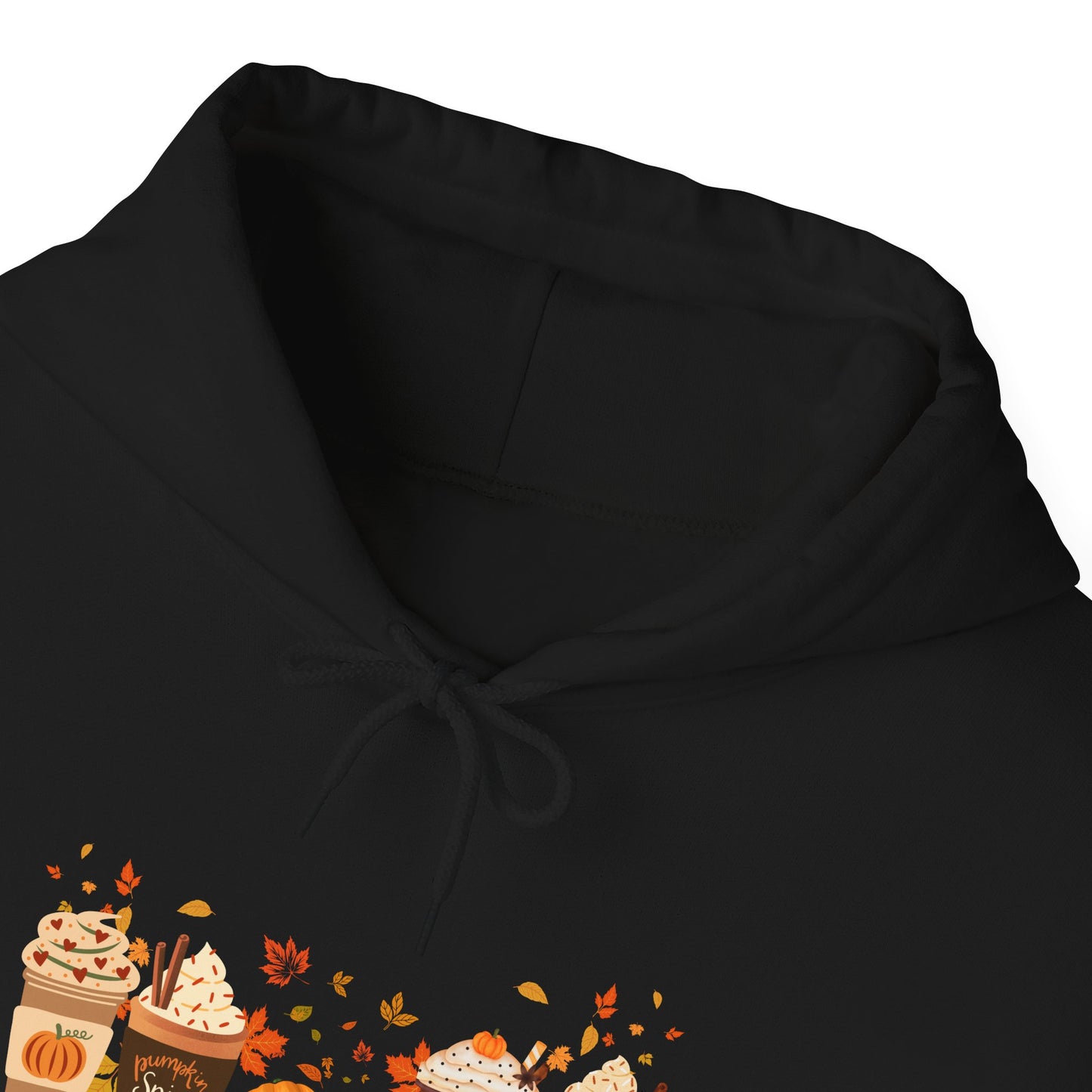 Fall Pumpkin Spice Latte Design Gildan Hoodie