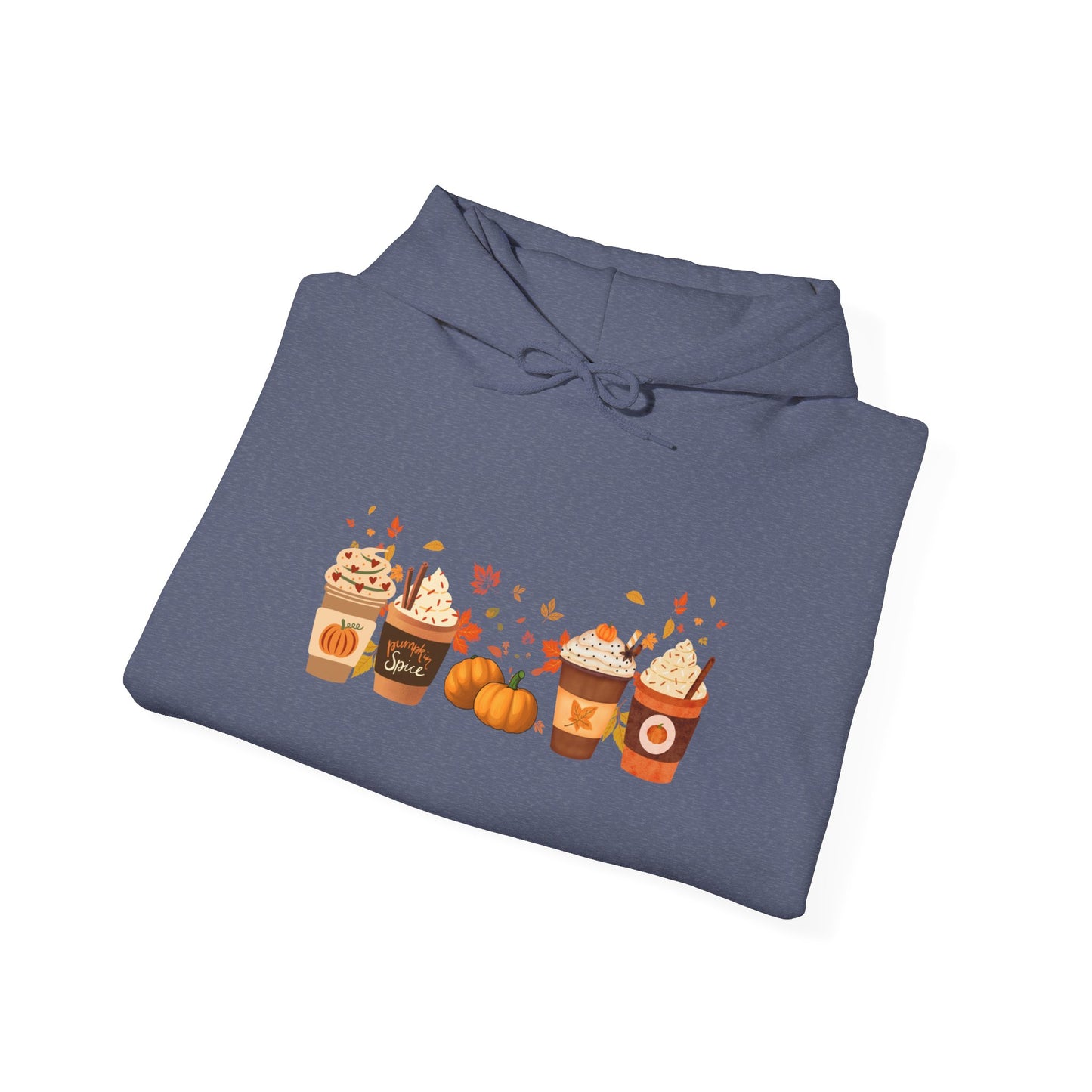 Fall Pumpkin Spice Latte Design Gildan Hoodie
