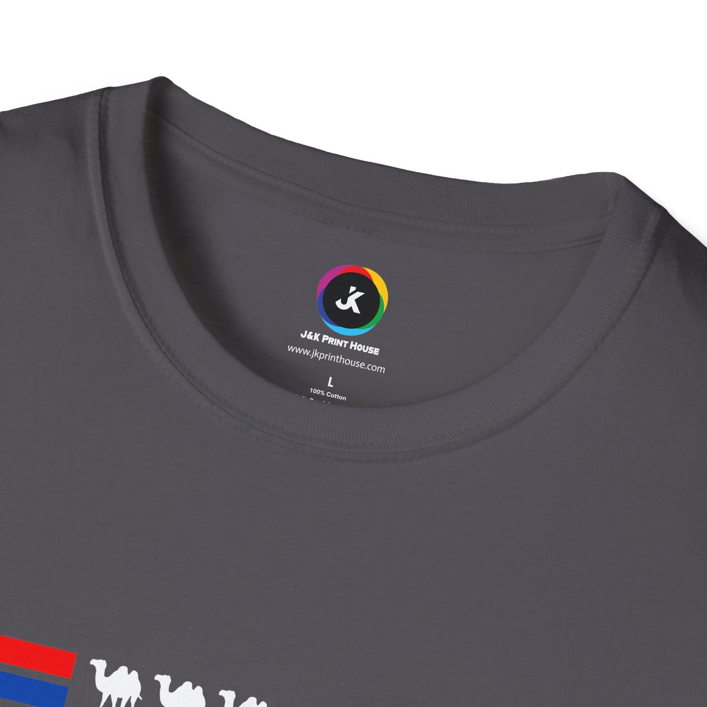 Kameltoe Harris 2024 - Vote Trump Dark Gildan Softstyle T-Shirt