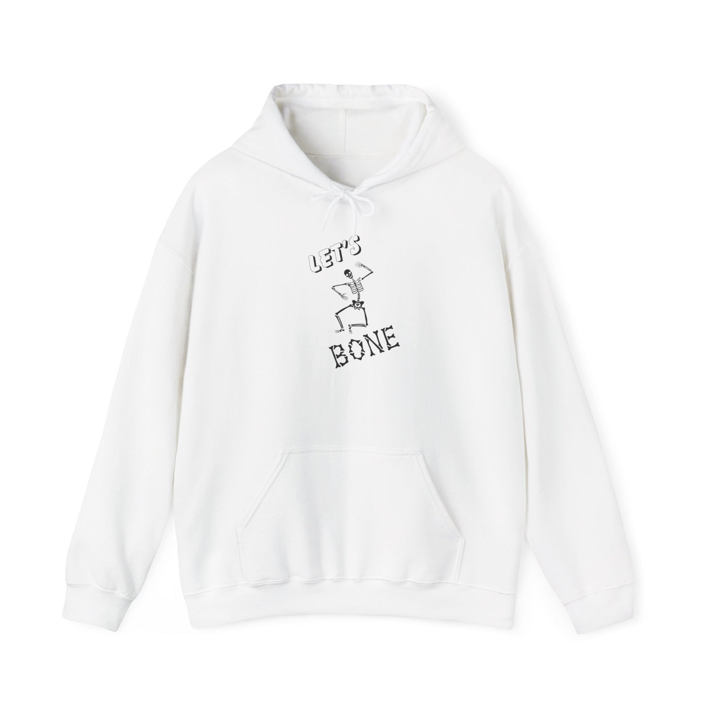 Let's Bone Skeleton Halloween Gildan Hoodie