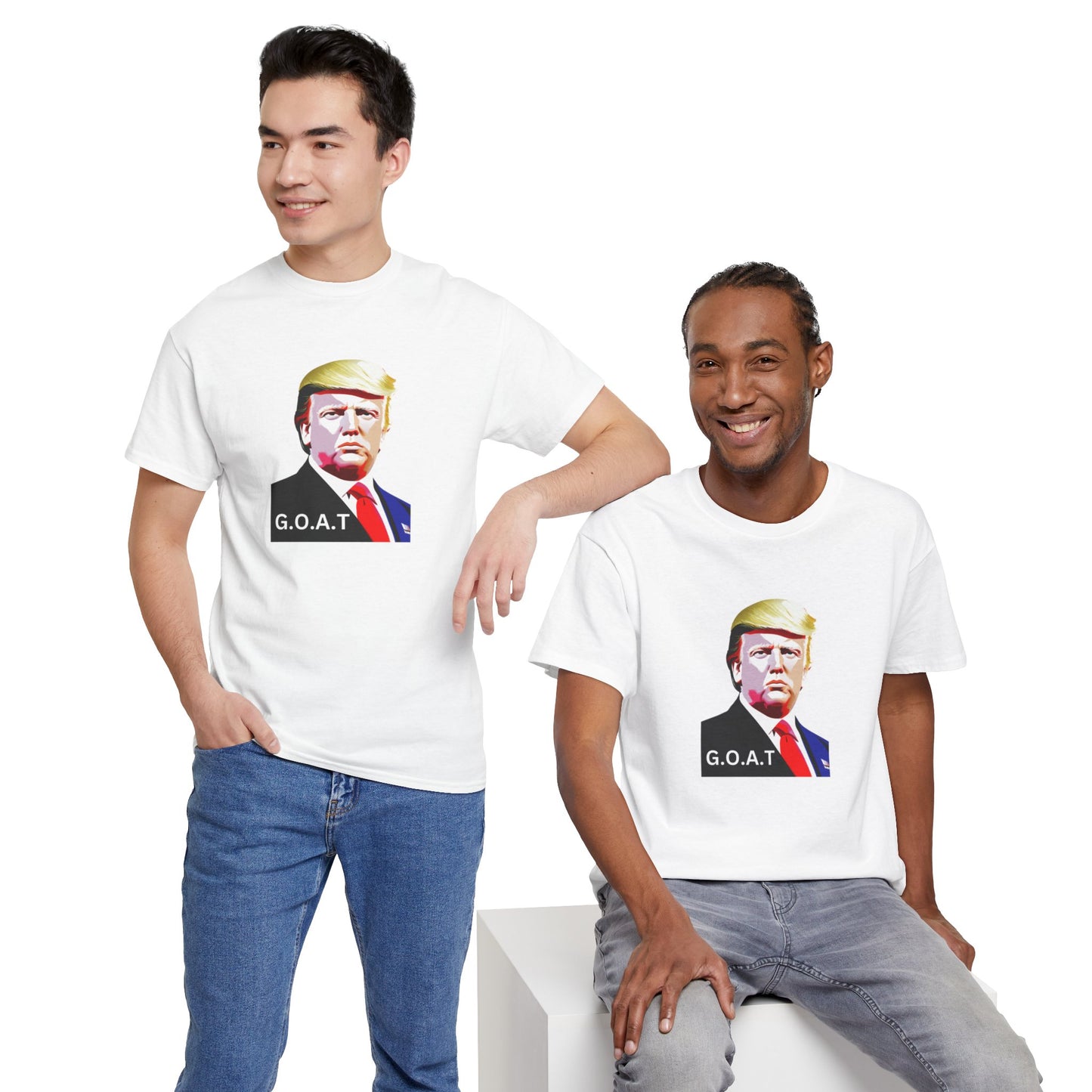 G.O.A.T. Donald Trump - Premium Standard T-Shirt