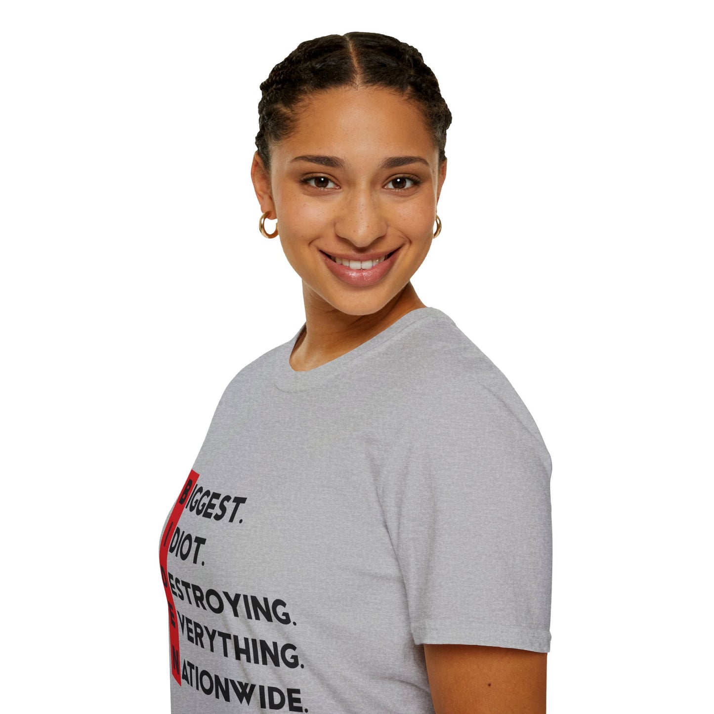 Biden Acronym Politically Incorrect - Premium Soft-Style T-Shirt