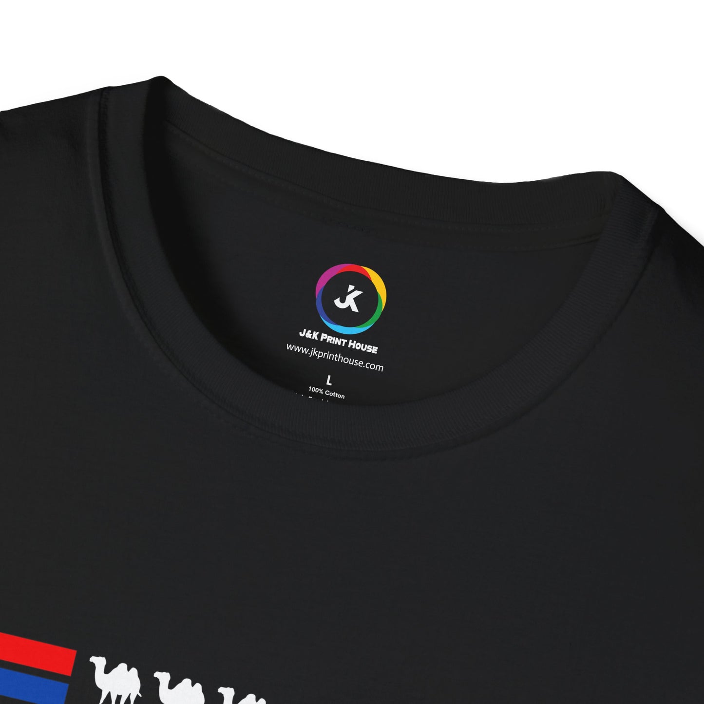 Kameltoe Harris 2024 - Vote Trump Dark Gildan Softstyle T-Shirt