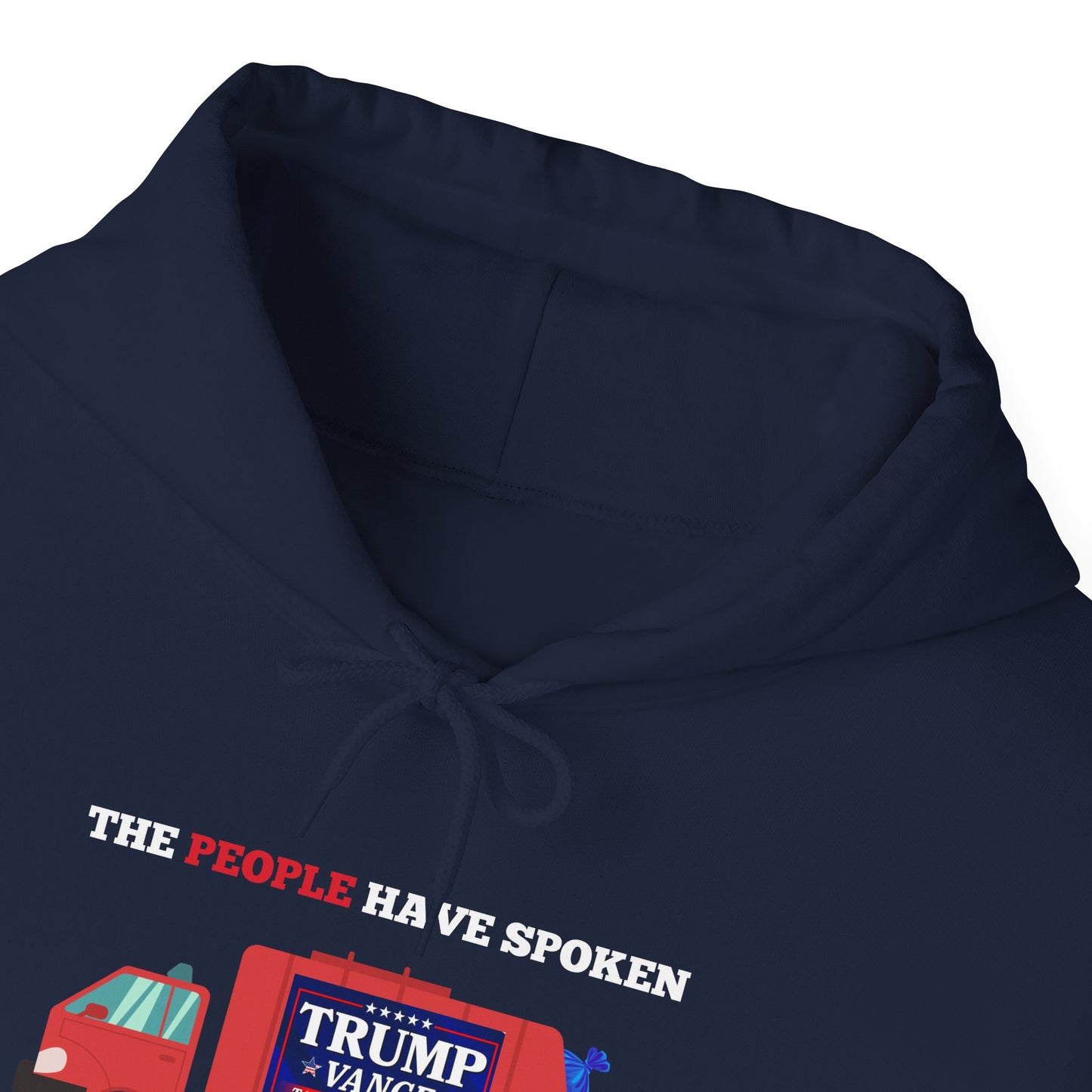 Trump 2024 Victory – The People Have Spoken Garbage Truck Design Hoodie