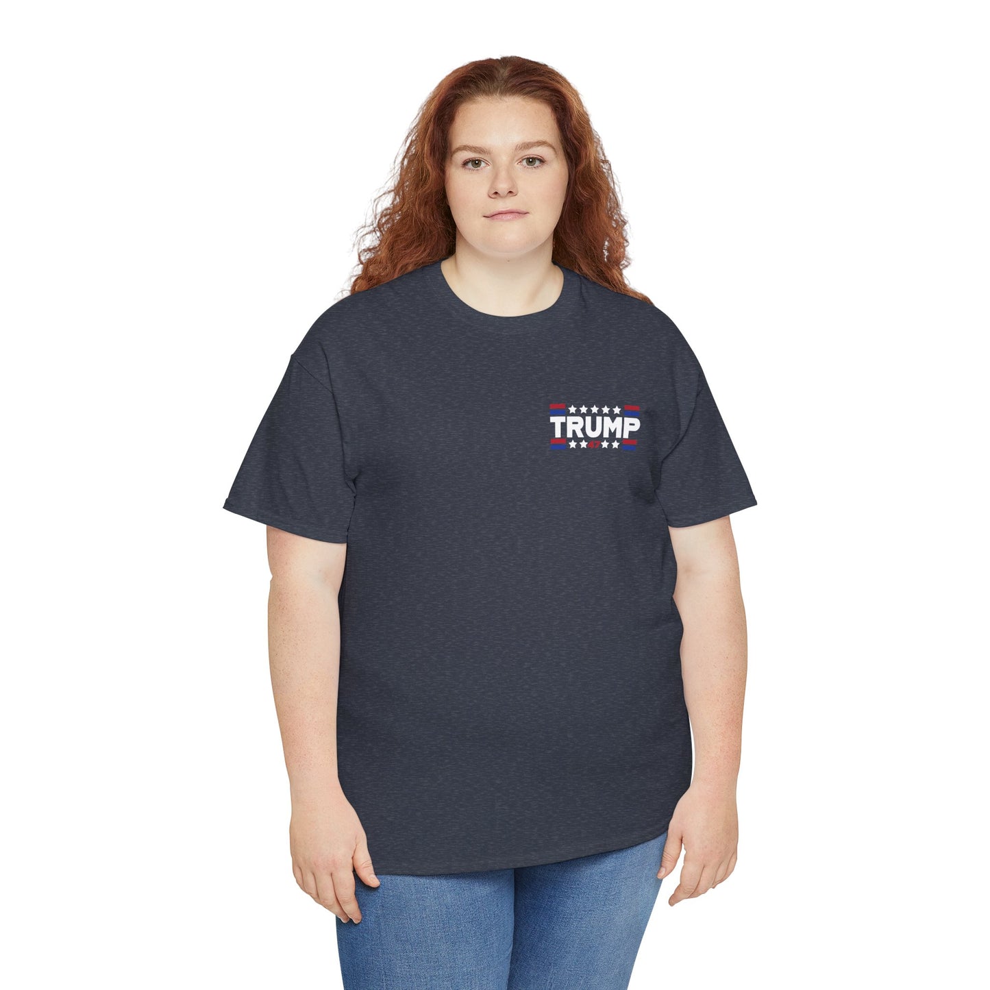 Trump 47 "You Missed B*tches" Doubles Sided Dark Gildan Shirt