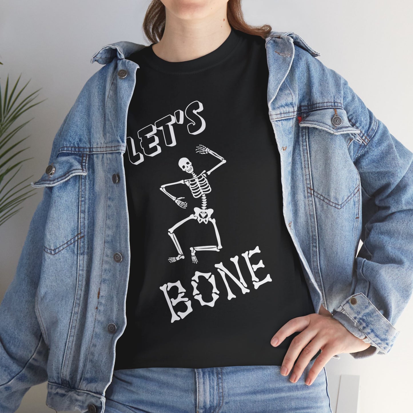 Let’s Bone Halloween Skeleton Gildan T-Shirt