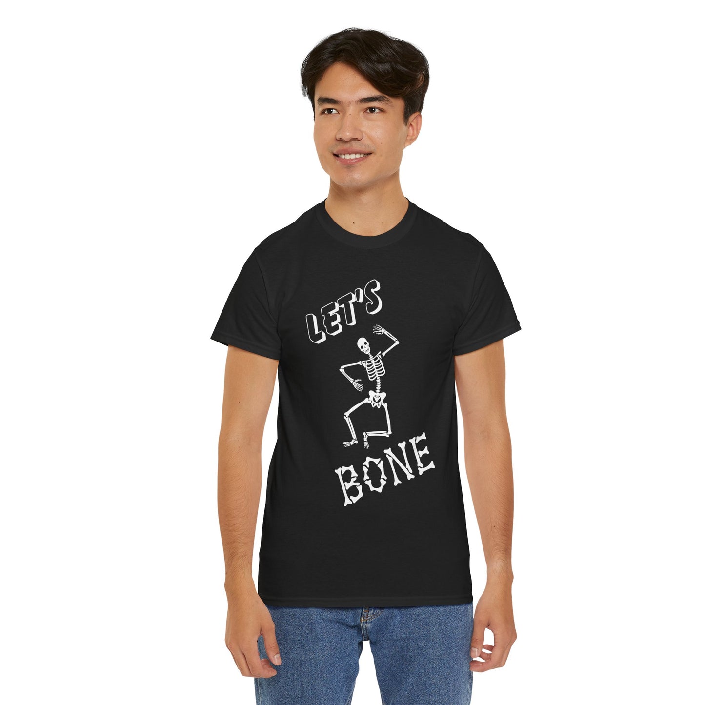 Let’s Bone Halloween Skeleton Gildan T-Shirt