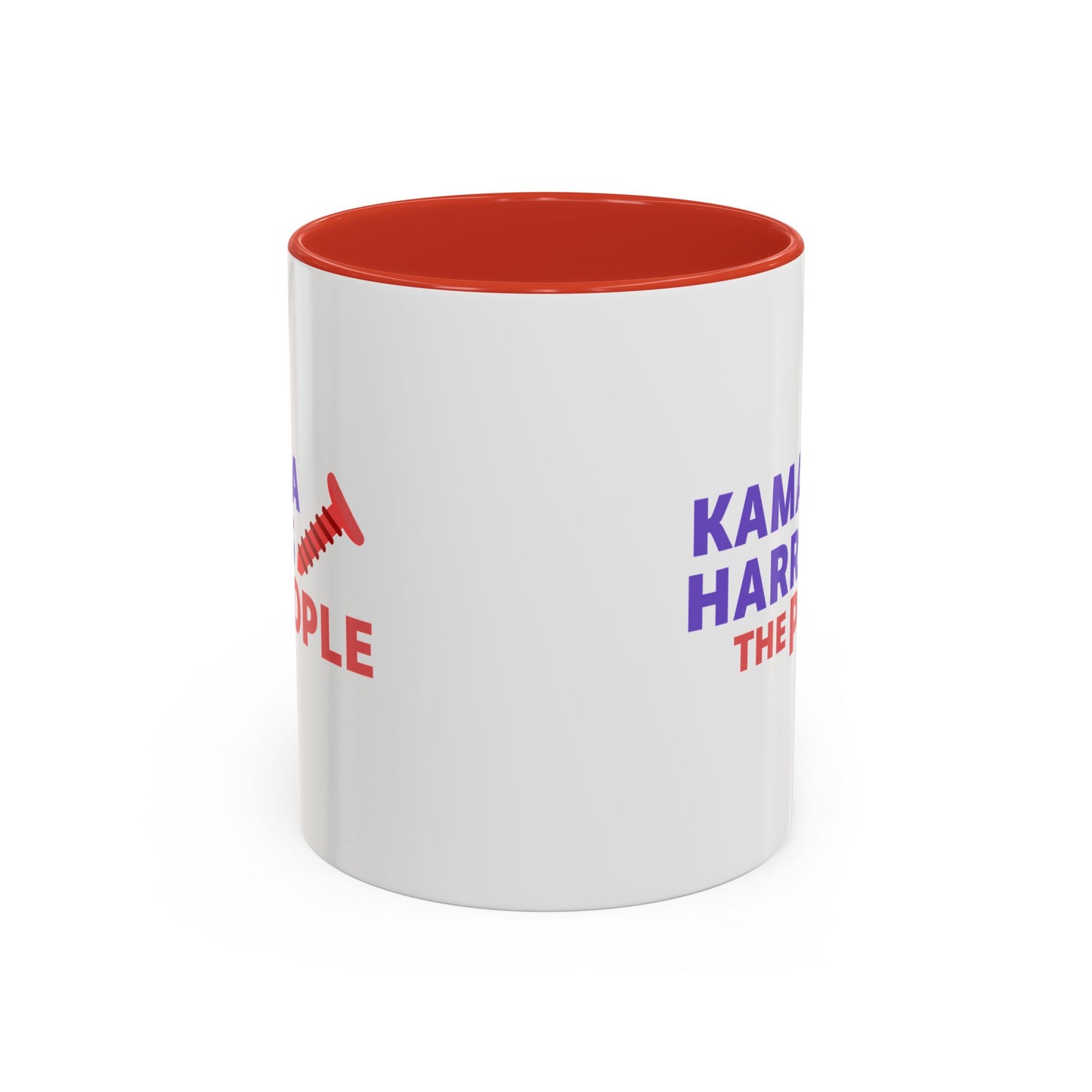 Kamala Harris "Screwing the People" Accent Coffee Mug – 11oz & 15oz