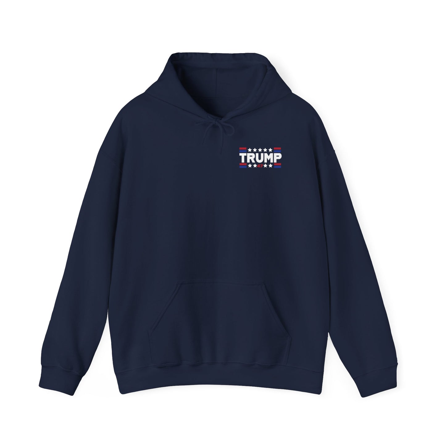 Trump 47 "You Missed B*tches" Double-Sided Gildan Hoodie