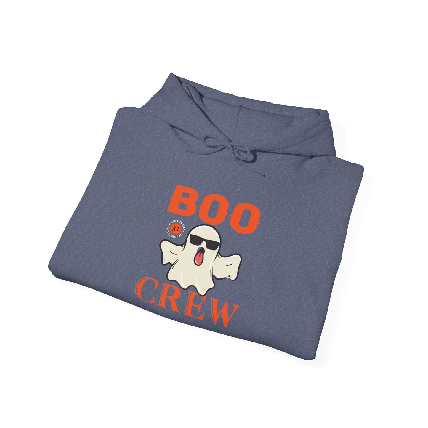 Boo Crew Halloween Hoodie | Spooky Season Ghost Sweatshirt